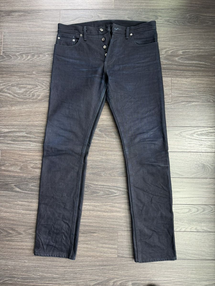 3sixteen 3sixteen men’s ST-121x shadow selvedge raw denim 17oz Size US 34 / EU 50 - 1 Thumbnail