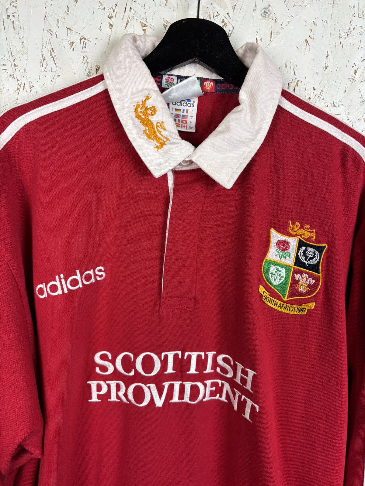 Adidas 90s Adidas 1997 British & Irish Lions Rugby Union Shirt L Size US L / EU 52-54 / 3 - 2 Thumbnail