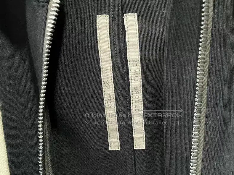 Rick Owens Rick Owens Pure Black Bat Sleeve Oversized Zip Sweatshirt Size US M / EU 48-50 / 2 - 6 Thumbnail