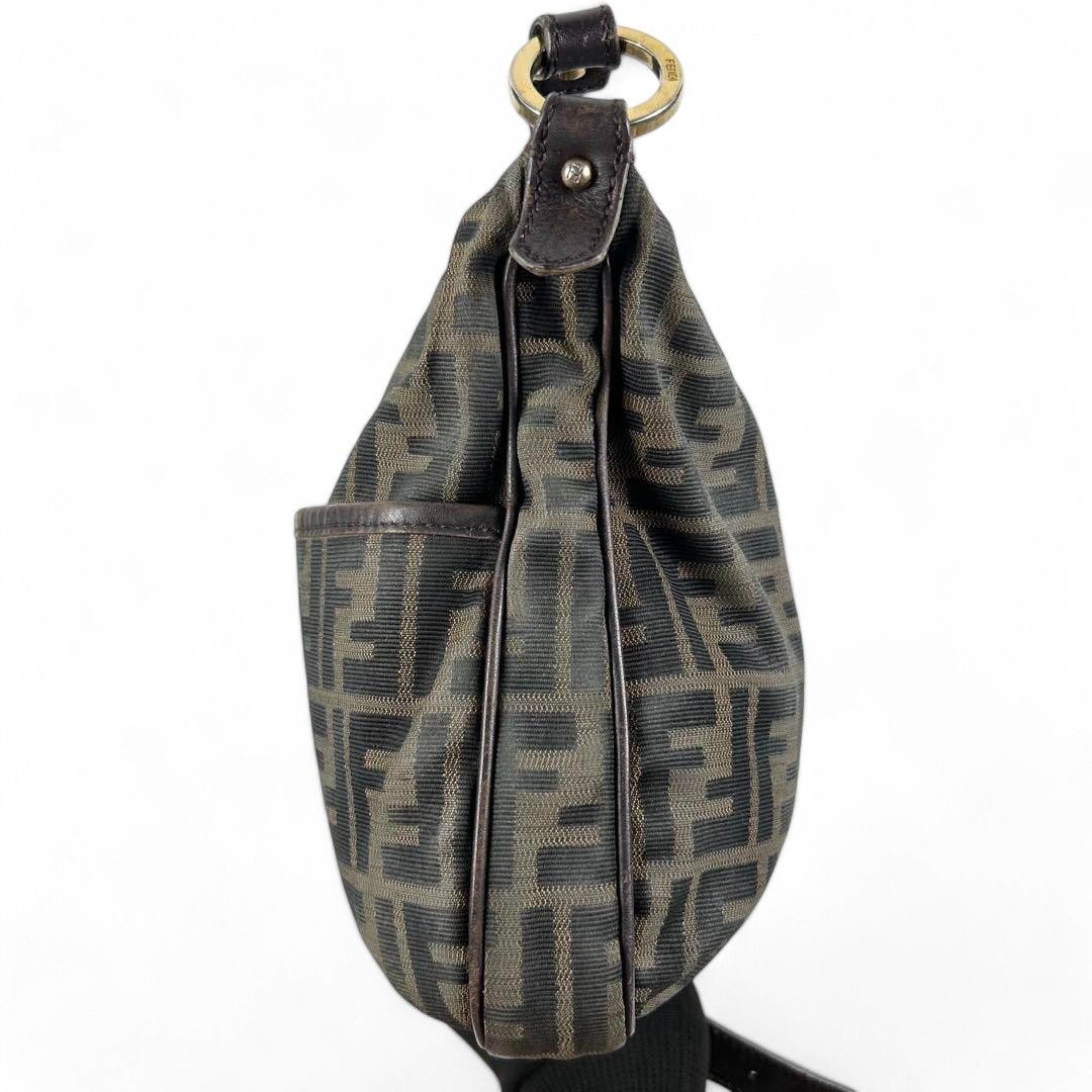 Fendi Fendi - Zucca Shoulder Bag Crossbody Monogram Brown Size ONE SIZE - 3 Thumbnail
