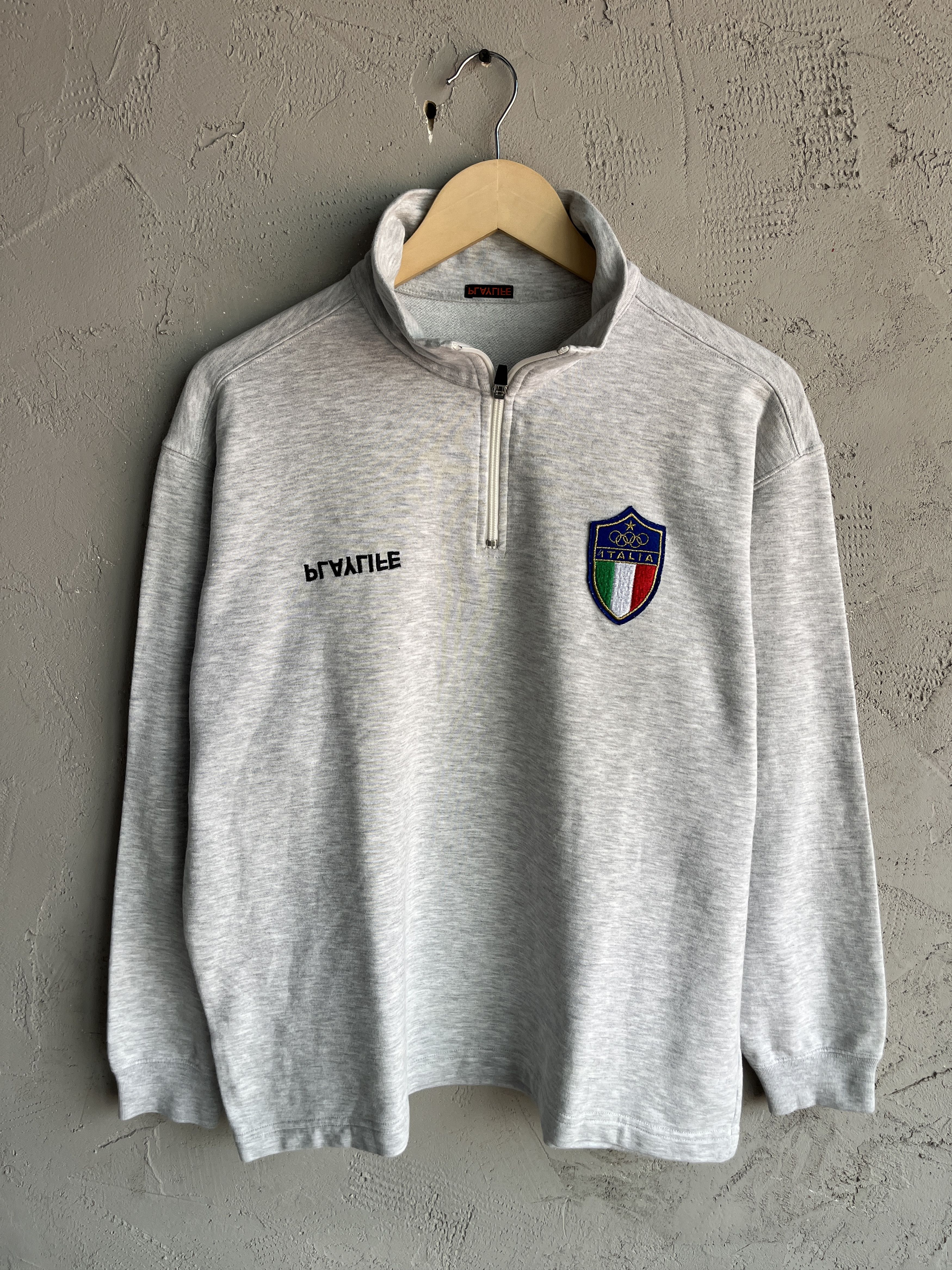 Vintage Playlife Italy Olympics Team 2000 Sydney Sweatshirt 1/4 Zip Size US M / EU 48-50 / 2 - 1 Thumbnail