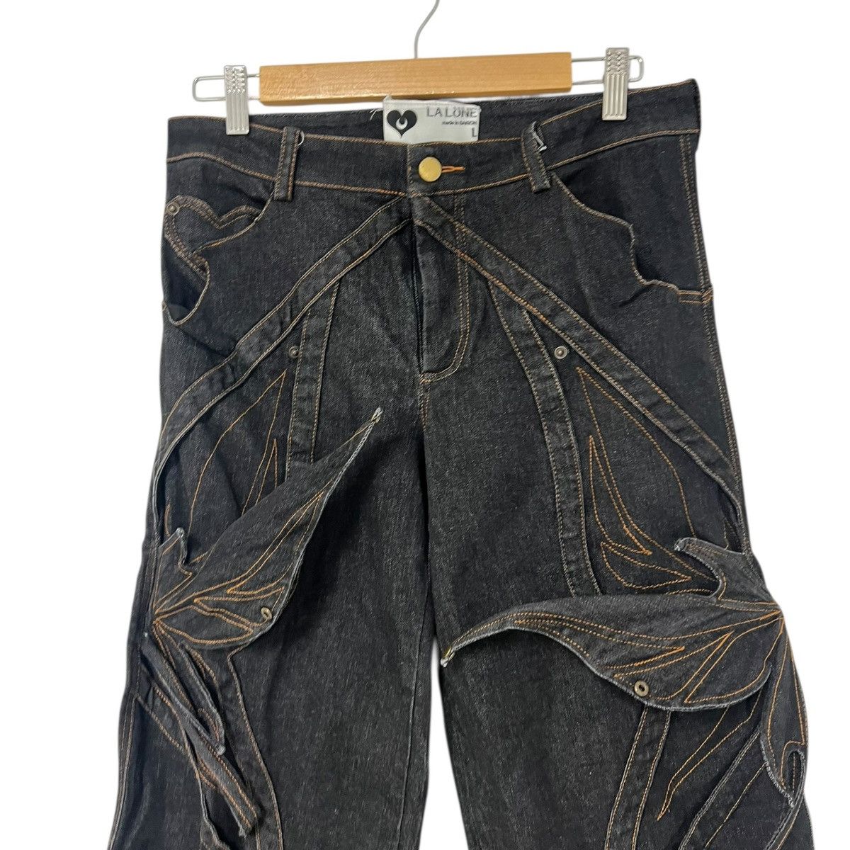 Japanese Brand Lalune wing denim pants Size US 30 / EU 46 - 2 Thumbnail