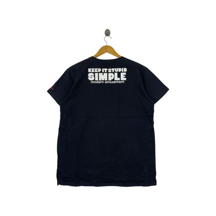 Vintage MODERN AMUSEMENT Keep It Stupid Simple Quote Tee Shirt Size XL / US 12-14 / IT 48-50 - 4 Thumbnail