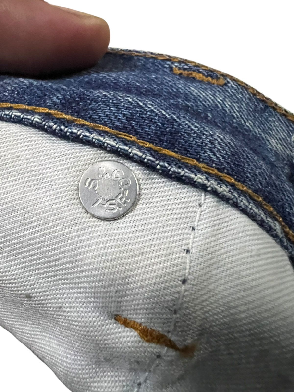 Levi's Vintage Levi’s 502xx Selvedge Faded Jean Size US 28 / EU 44 - 17 Thumbnail