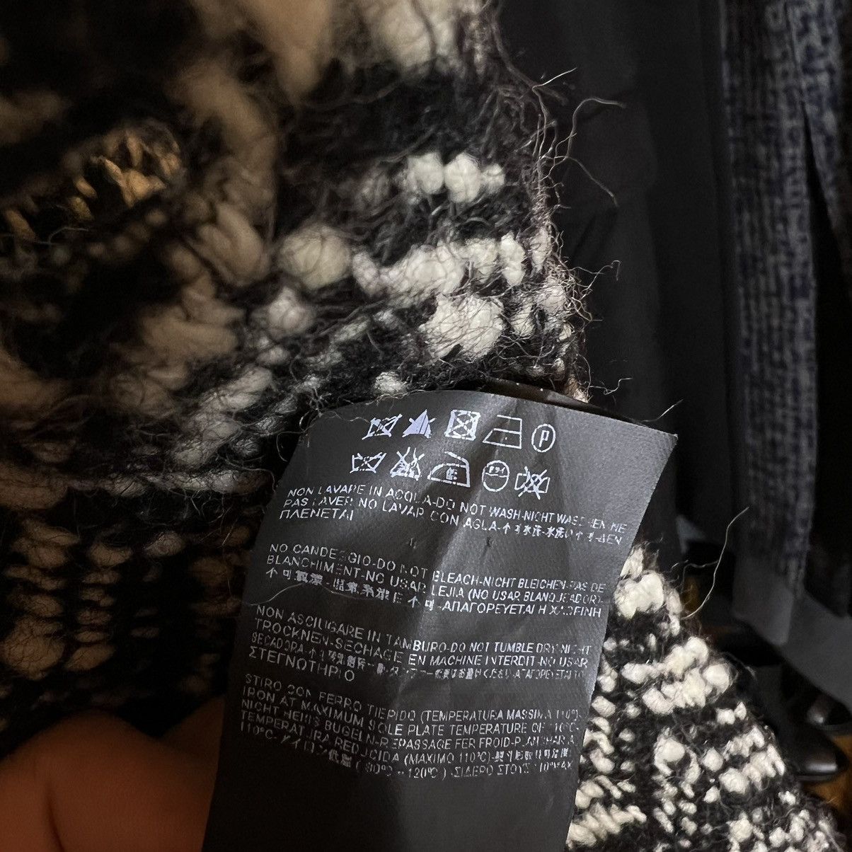 Saint Laurent Paris Saint Laurent Black White Coat Size M / US 6-8 / IT 42-44 - 7 Thumbnail