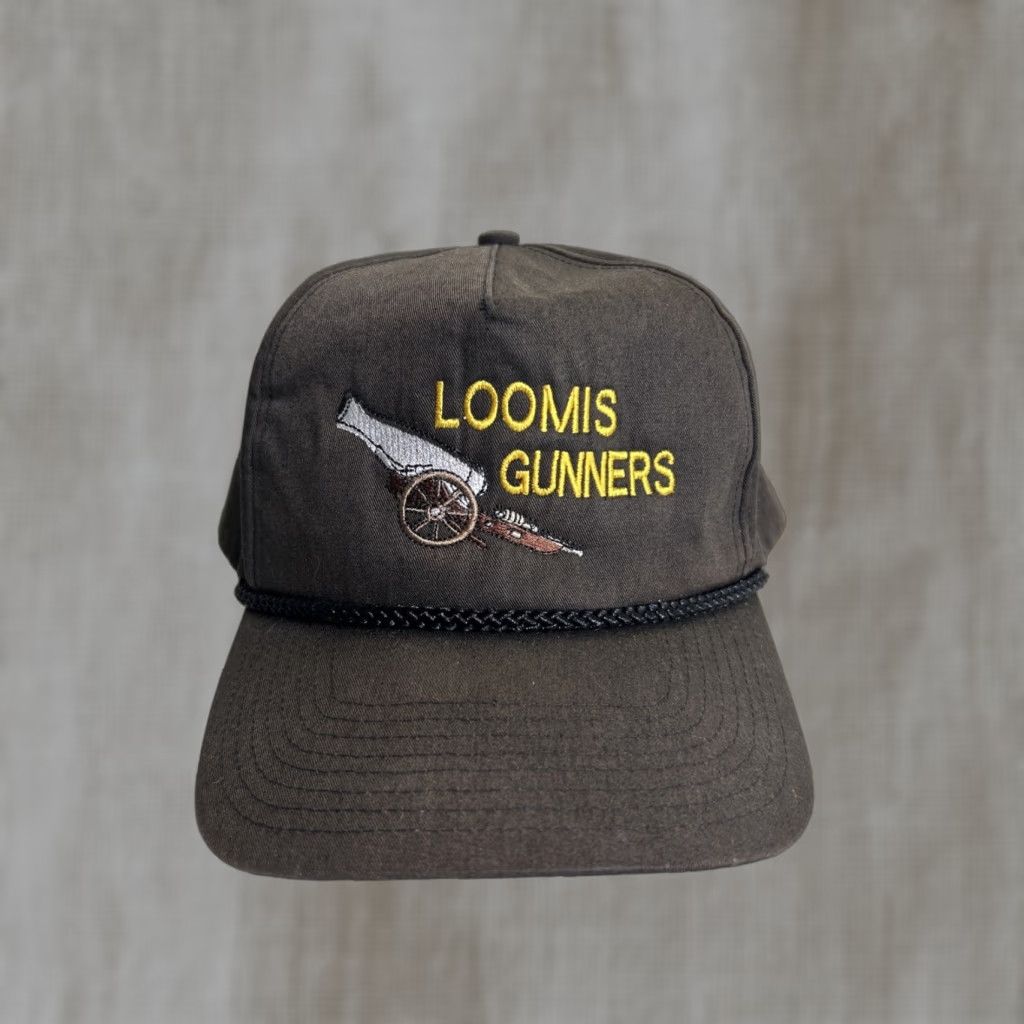Vintage VINTAGE Richardson Baseball Hat Strap Back Brown Loomis Gunners Adjustable Men Size ONE SIZE - 1 Thumbnail
