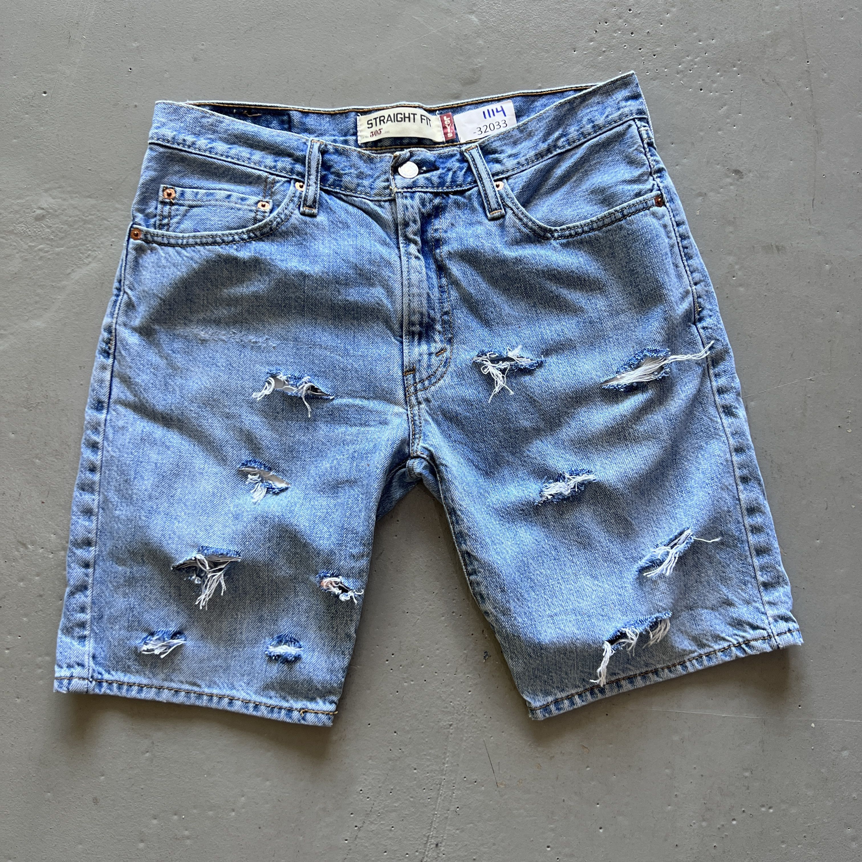 Distressed Vintage Levis Denim Short