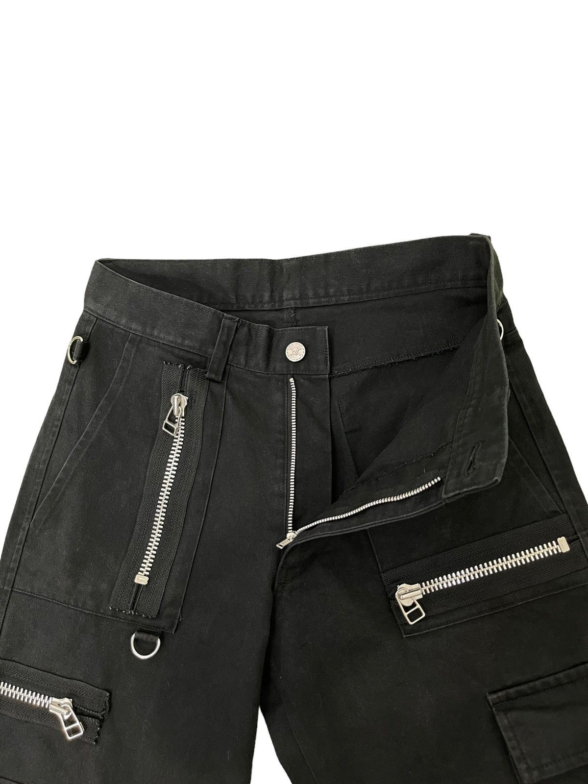 Japanese Brand Bondage Pant Secret Agent Japan Multi Zipped Slim 6🟦7 Size US 28 / EU 44 - 17 Thumbnail