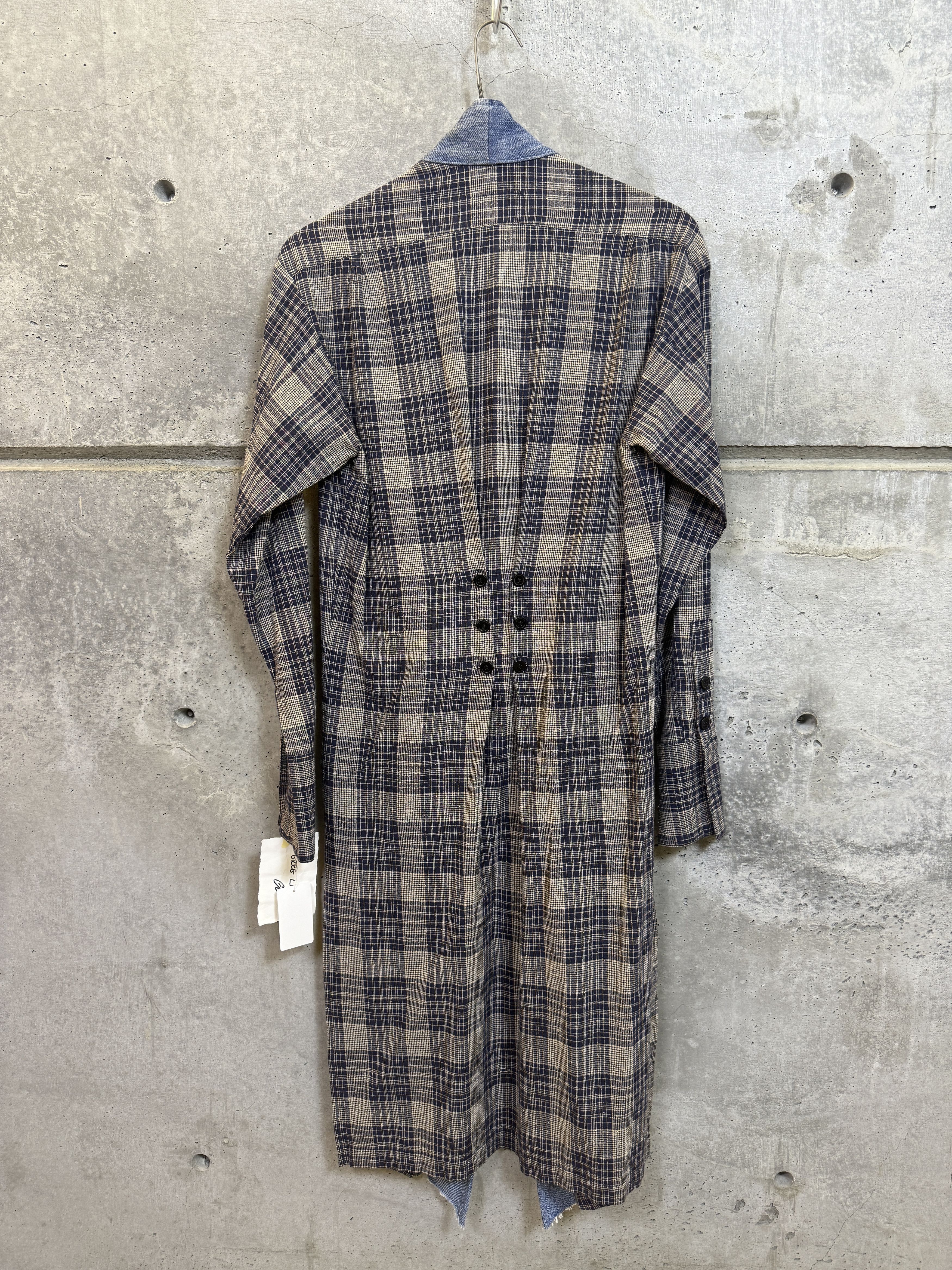 Greg Lauren $1.6K Greg Lauren Plaid Long Denim-Trim GL1 Kimono Robe Size US M / EU 48-50 / 2 - 7 Thumbnail