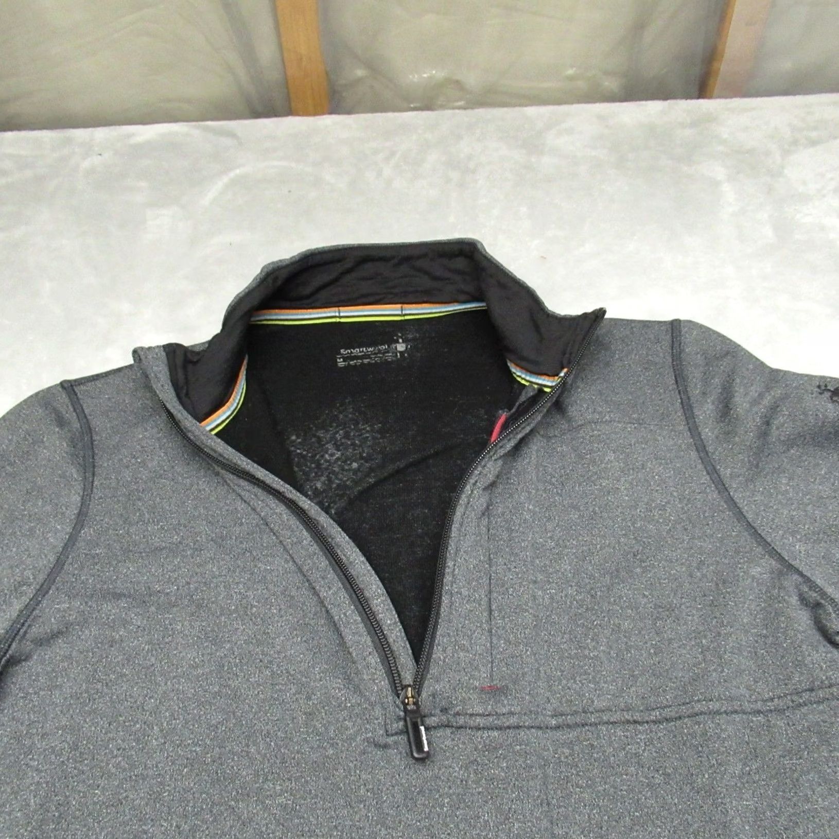Smartwool Smartwool Sweater Women Medium Gray Merino Fleece 1/2 Zip Wool Blend Casual Size M / US 6-8 / IT 42-44 - 2 Thumbnail