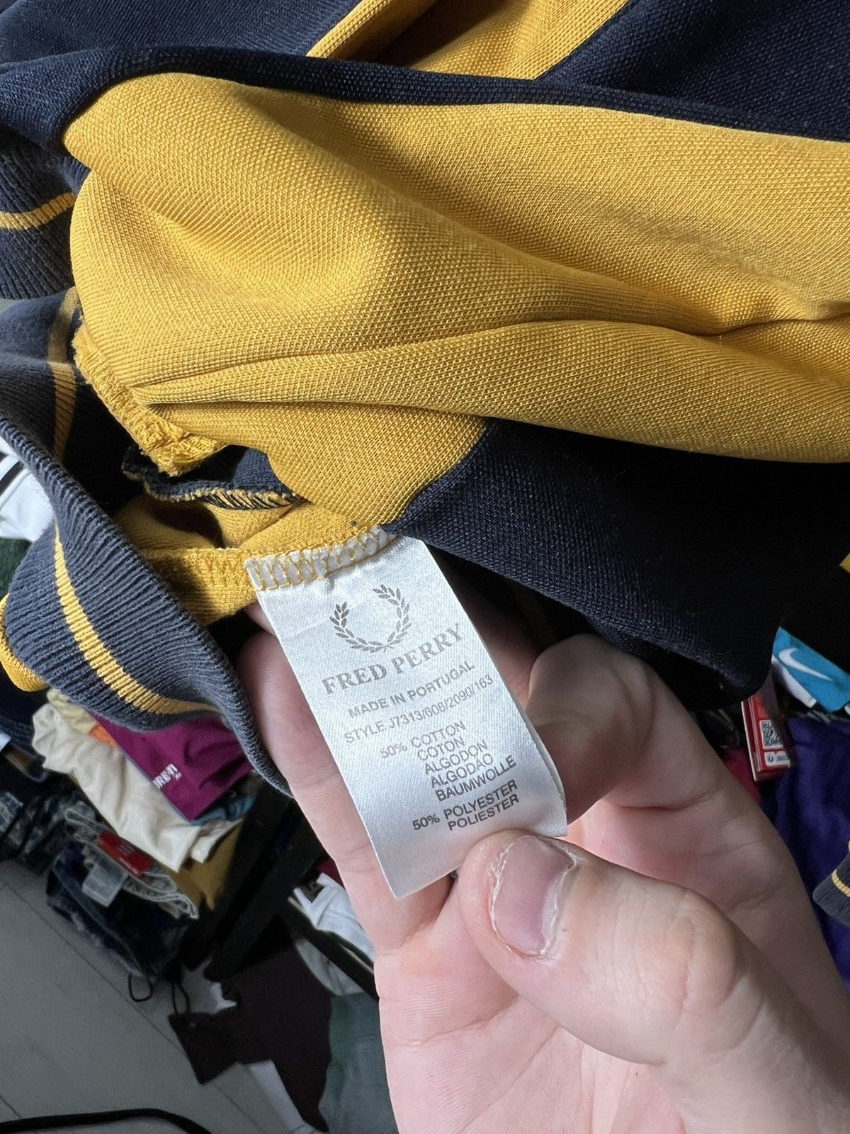 Fred Perry Vintage Fred Perry Track Jacket Y2K Black Yellow 90s Size M Size US M / EU 48-50 / 2 - 6 Thumbnail