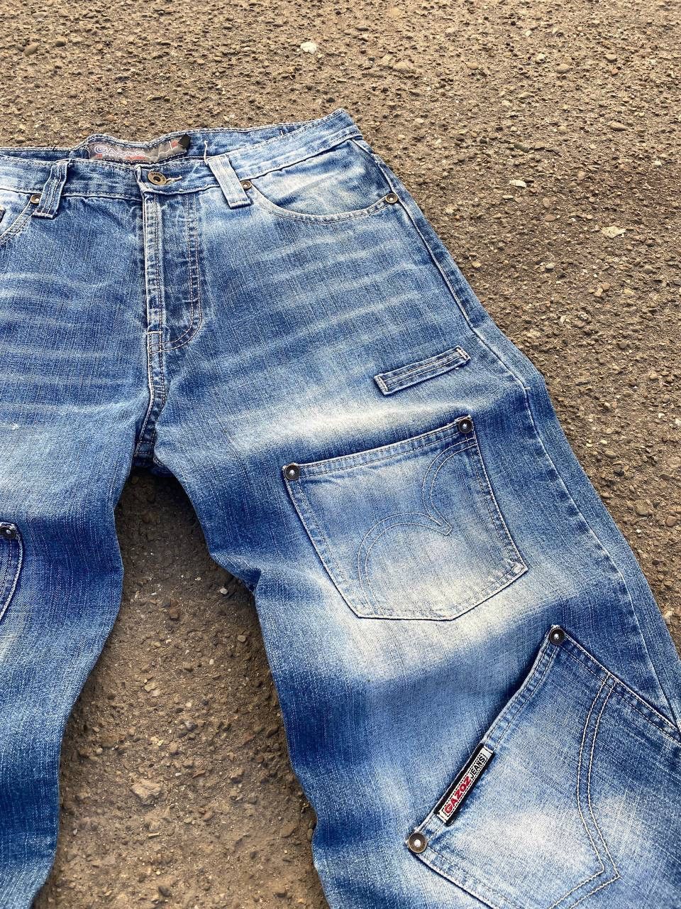 Japanese Brand × Vintage Gazoz Baggy pants Tornado Mart style y2k jeans Size US 32 / EU 48 - 5 Thumbnail