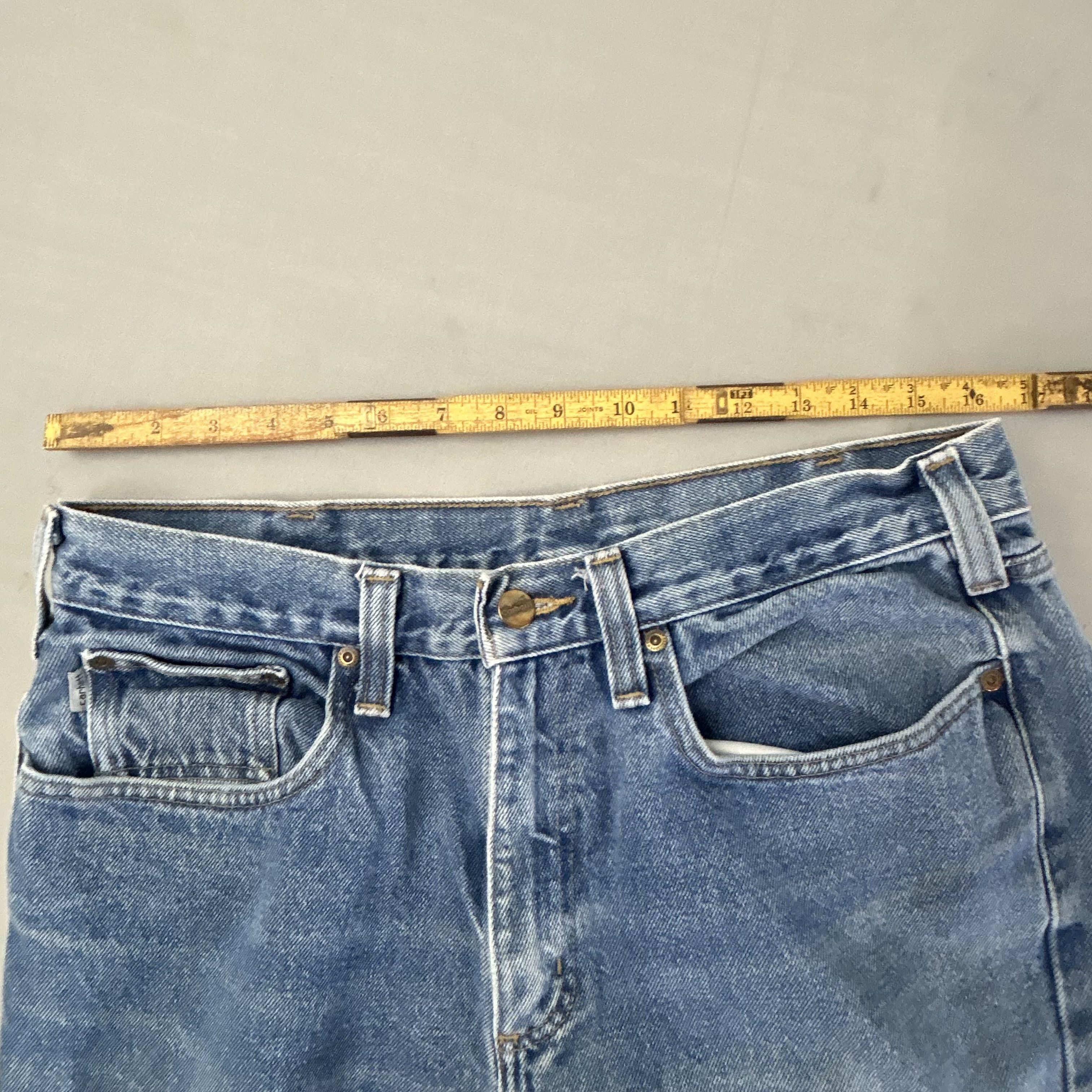 Carhartt Carhartt Y2K B33 Jeans Distressed Relaxed Fit 33 X 34 Size US 33 - 4 Thumbnail