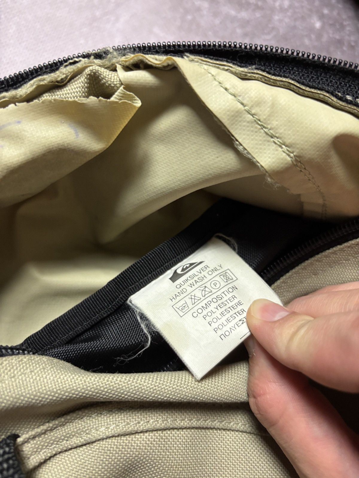 Quiksilver crazy vintage quick silver sling bag y2k surf 90s billabong Size ONE SIZE - 6 Thumbnail