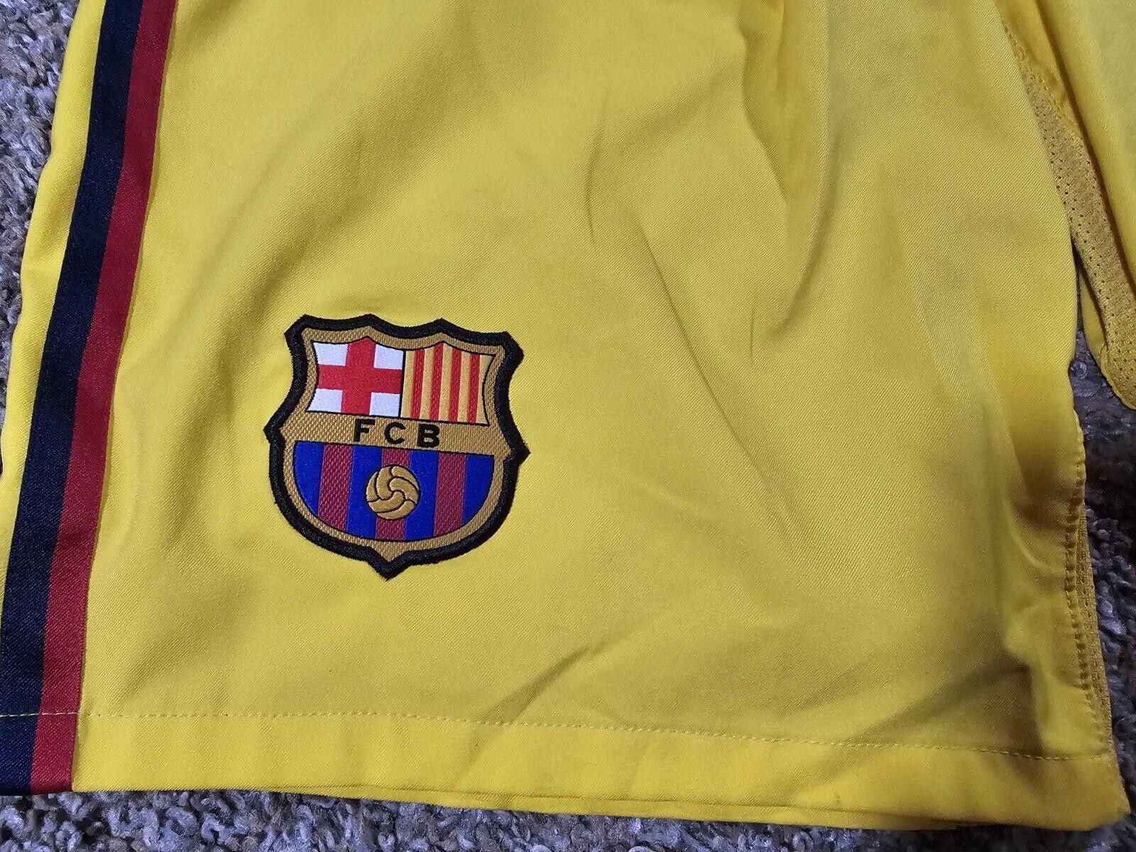 Nike Nike Dri-Fit Soccer Shorts Barcelona FCB Barca Sz S Stain Size ONE SIZE - 2 Thumbnail