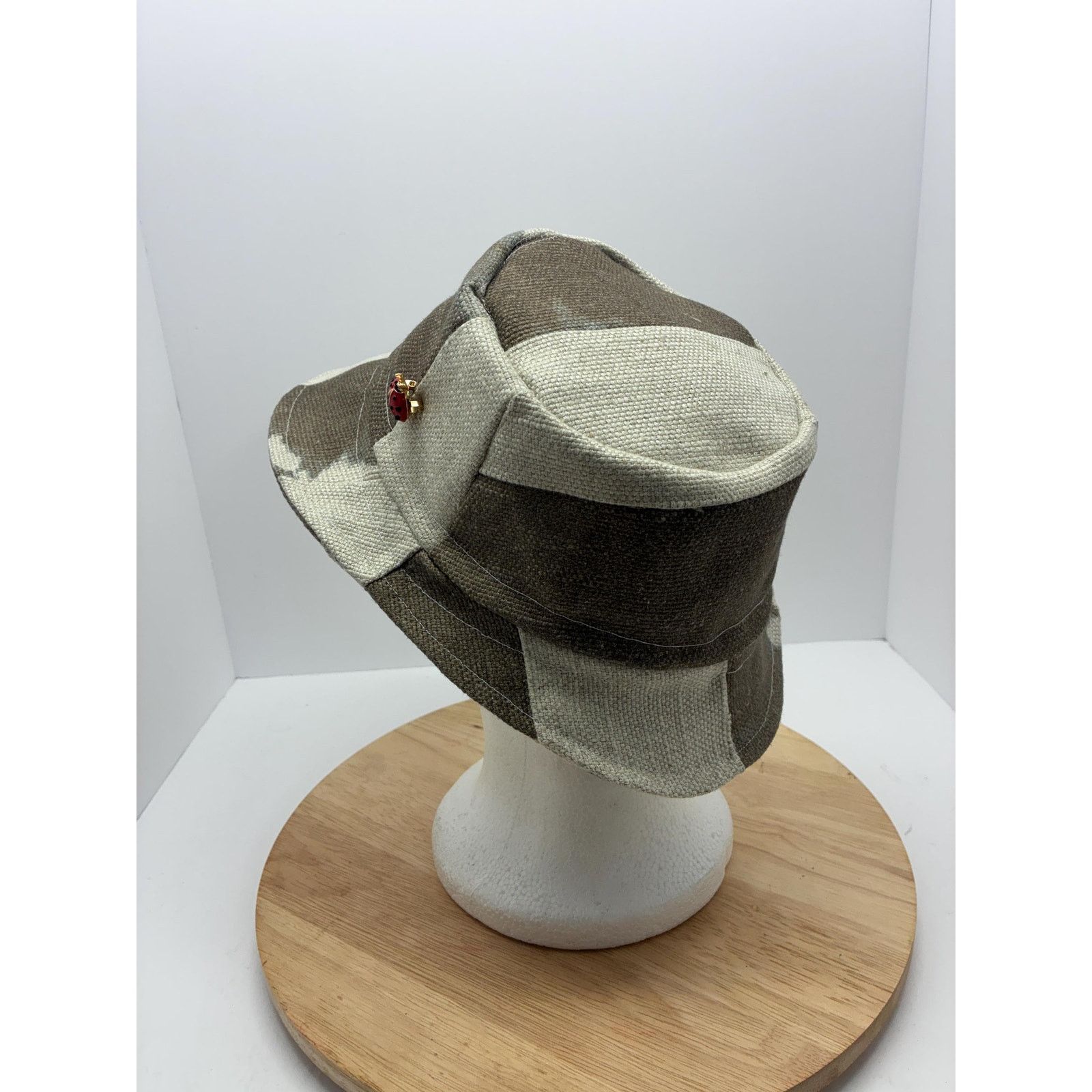 Other Upcycled Canvas Bucket Hat Small – Bonnie Bucket Patchwork Size ONE SIZE - 6 Thumbnail