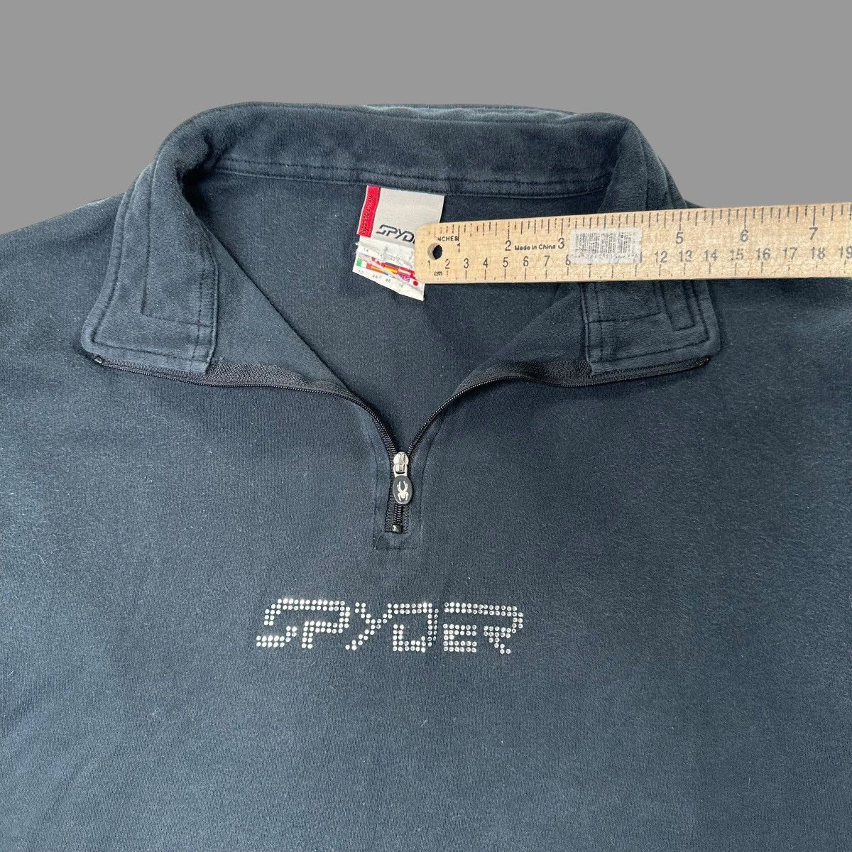 Spyder × Vintage Vintage 1990s cropped spyder half zip Size L / US 10 / IT 46 - 5 Thumbnail