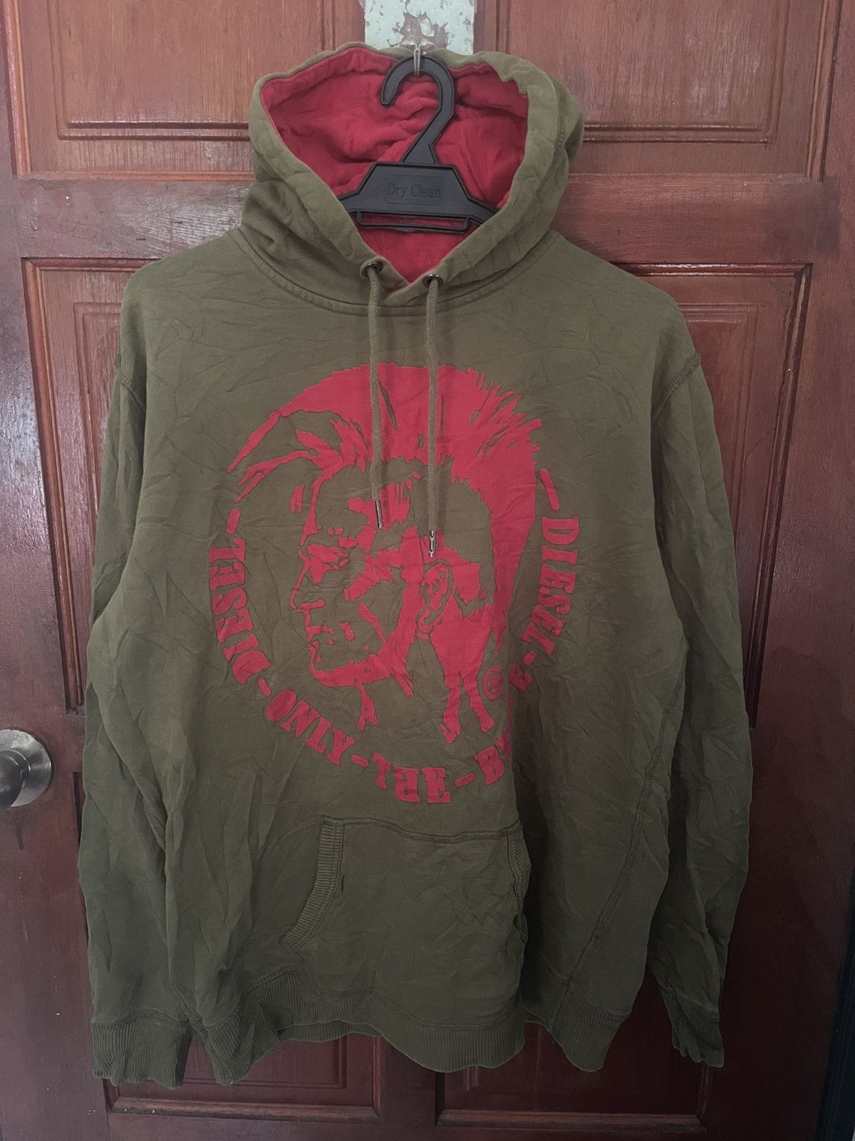 Diesel Diesel Punk Embroidered Big Logo Hoodie Size US L / EU 52-54 / 3 - 1 Thumbnail