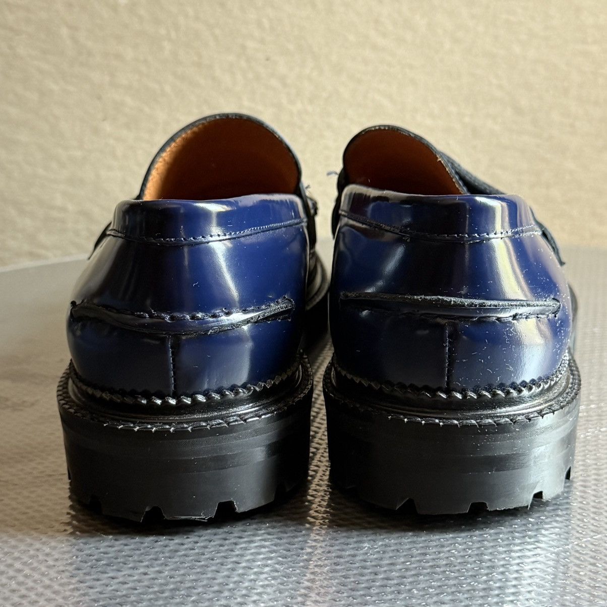 Etro Etro navy blue studded tassel loafers Size US 12 / EU 45 - 4 Thumbnail