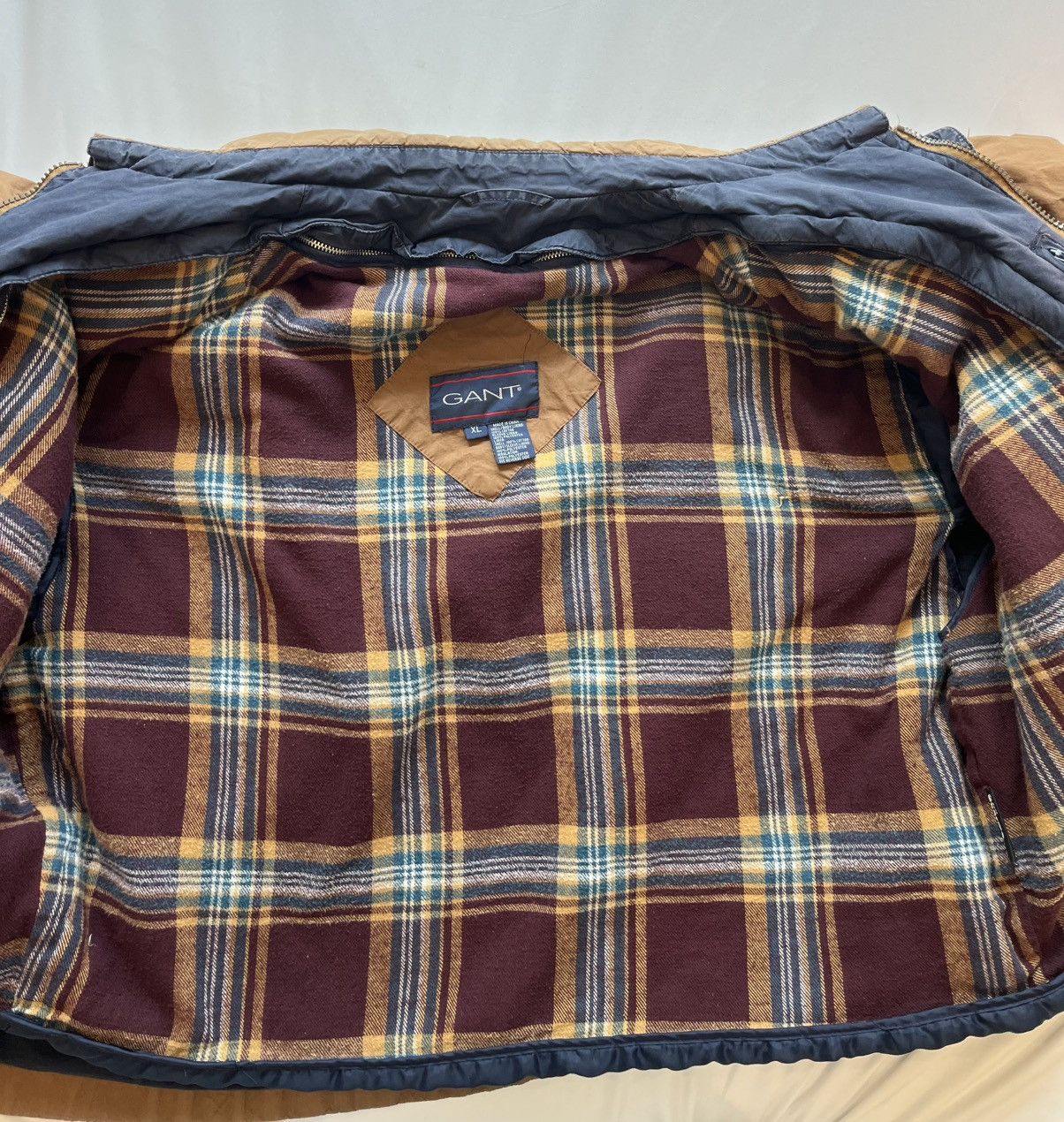 Gant GANT, Bomber Jacket, Utility, Cotton, Striped interior, XL Size US XL / EU 56 / 4 - 4 Thumbnail