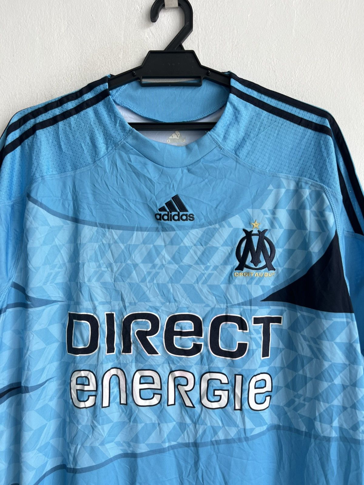Adidas Vintage 2009/10 Adidas Marseille FC #Bernard Away Jersey XL Size US XL / EU 56 / 4 - 3 Thumbnail