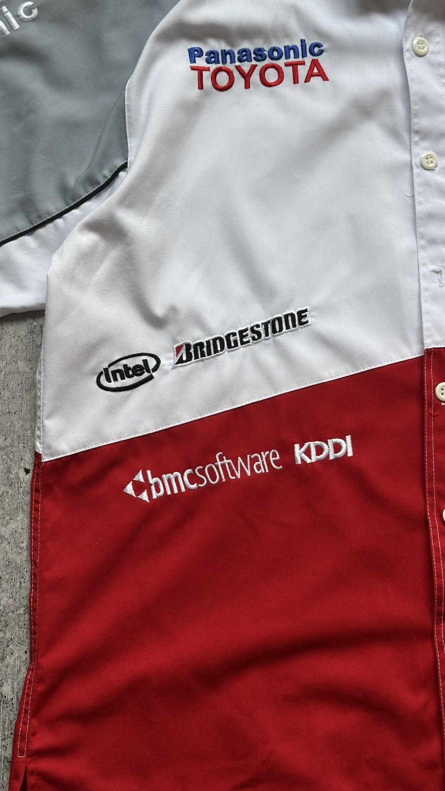 Formula 1 Vintage Toyota Racing Pit Crew Team Shirt F1 Size US XL / EU 56 / 4 - 4 Thumbnail