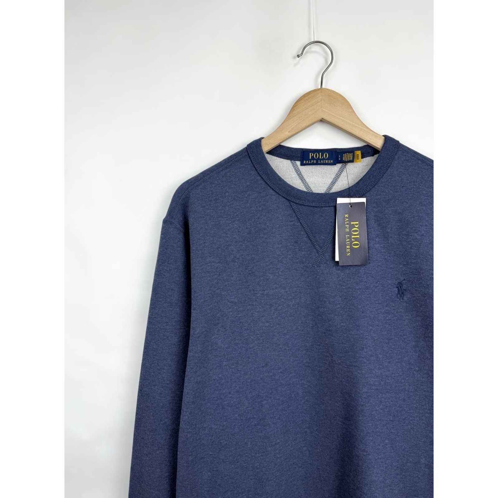 Polo Ralph Lauren VINTAGE Polo Ralph Lauren Sweatshirt Crewneck Pullover NWT Size L Blue Mens Size US L / EU 52-54 / 3 - 3 Thumbnail