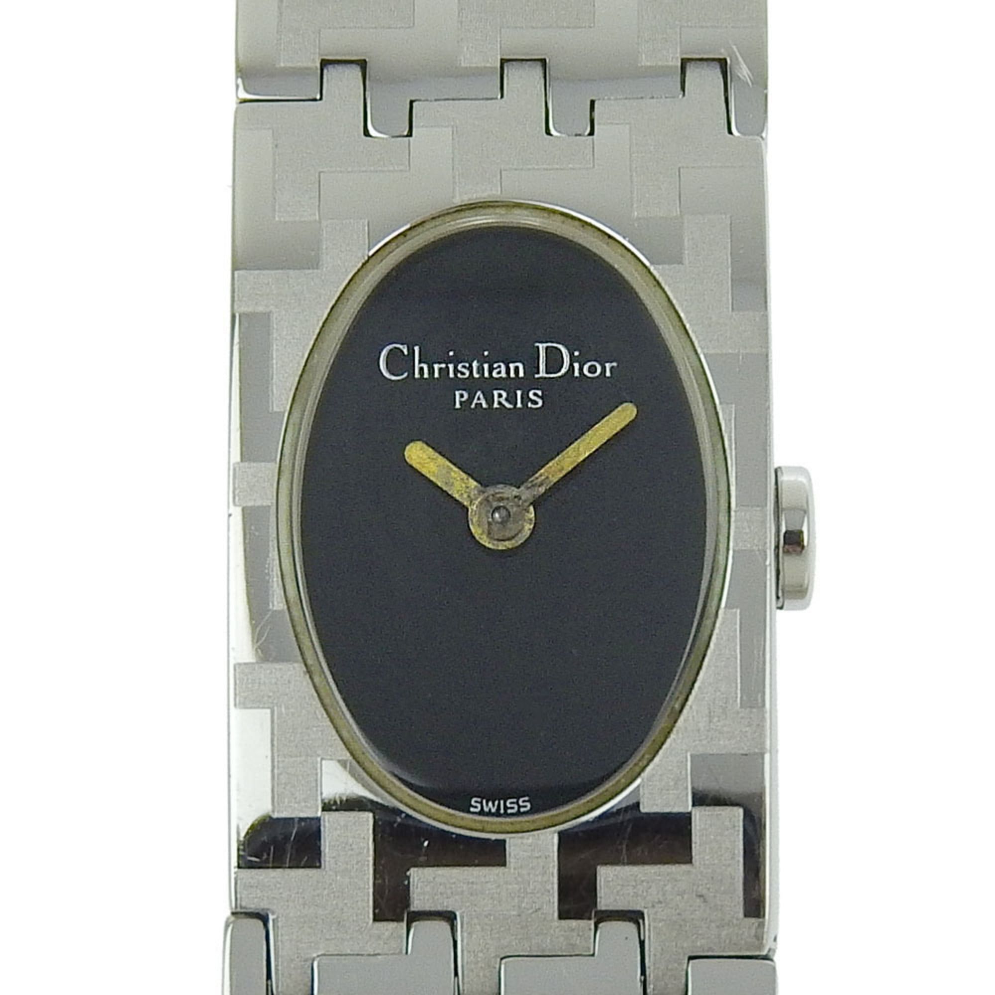 Dior Christian Dior Miss Watch D70-100 Stainless Steel Quartz Analog Display Black Dial Women's Size ONE SIZE - 1 Thumbnail