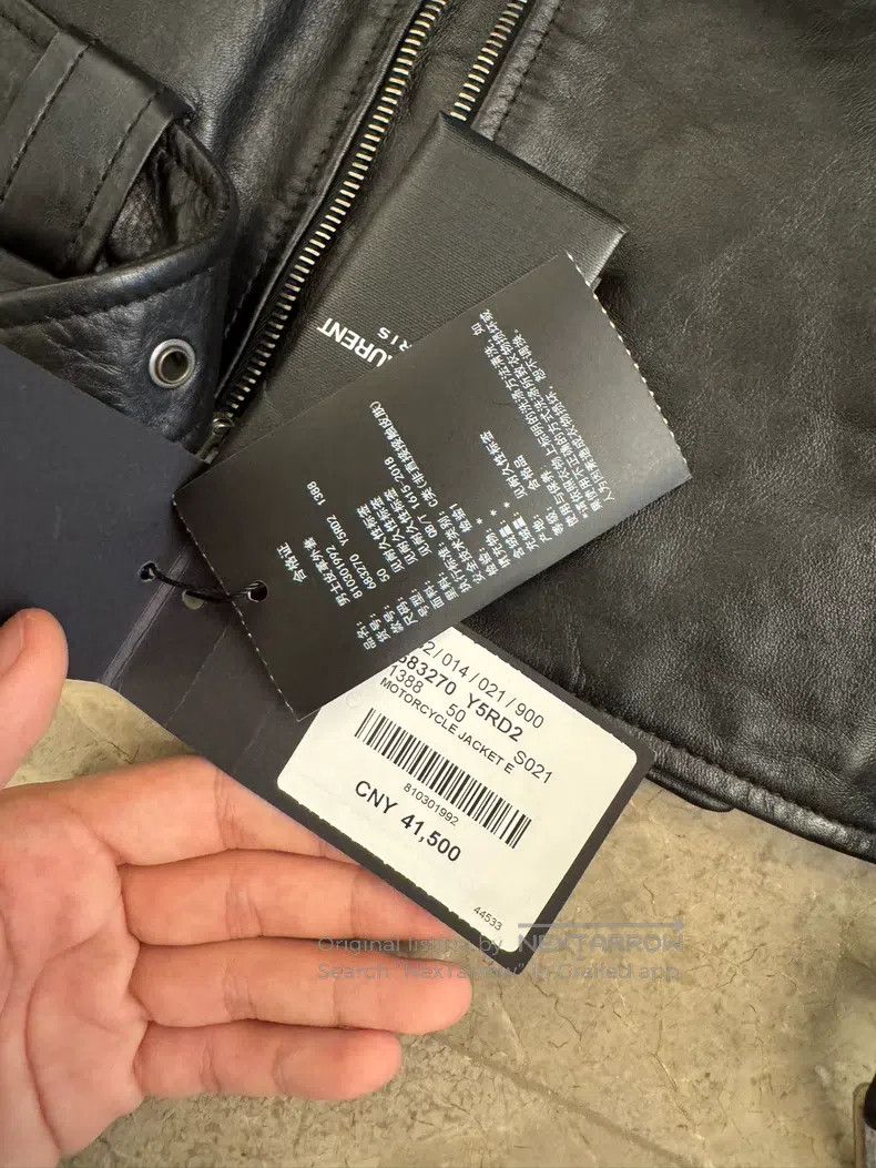 Saint Laurent Paris Saint Laurent Paris Studded Multi-Element Cowhide Strap Le Size US M / EU 48-50 / 2 - 3 Thumbnail