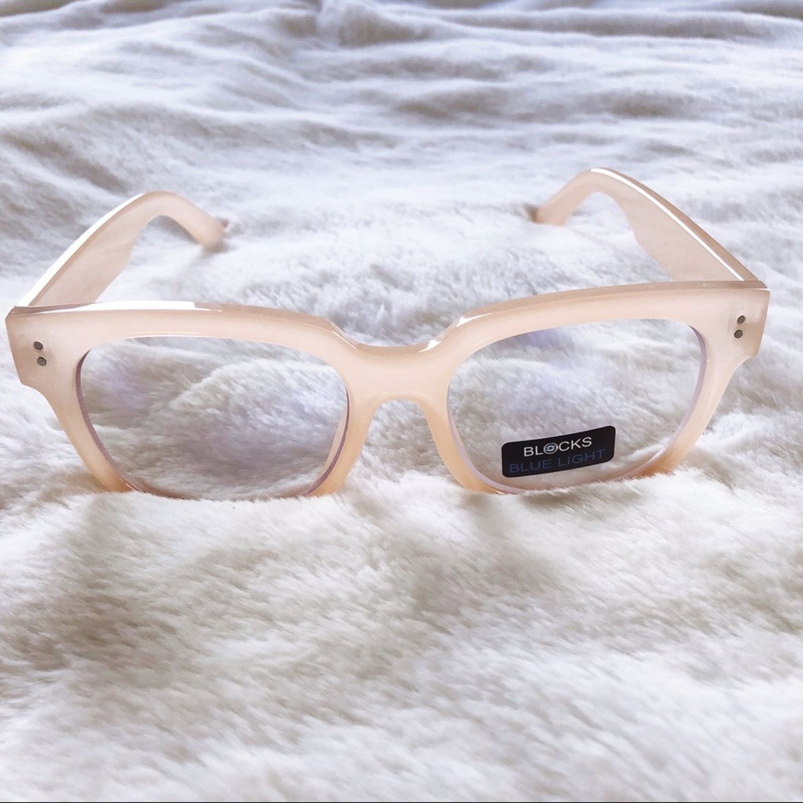 Other Juliette Clear Pink Computer Blue Light Glasses Size ONE SIZE - 4 Thumbnail