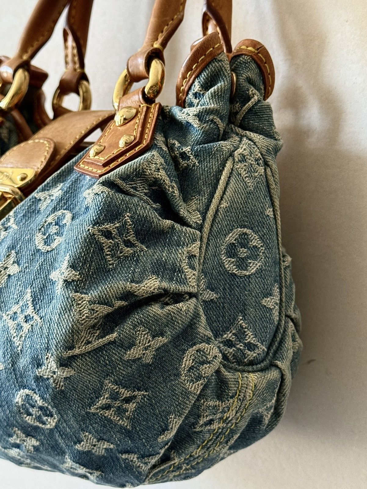 Louis Vuitton × Marc Jacobs Louis Vuitton - Marc Jacobs - 2005 - Mini Pleaty Denim Bag Size ONE SIZE - 7 Thumbnail