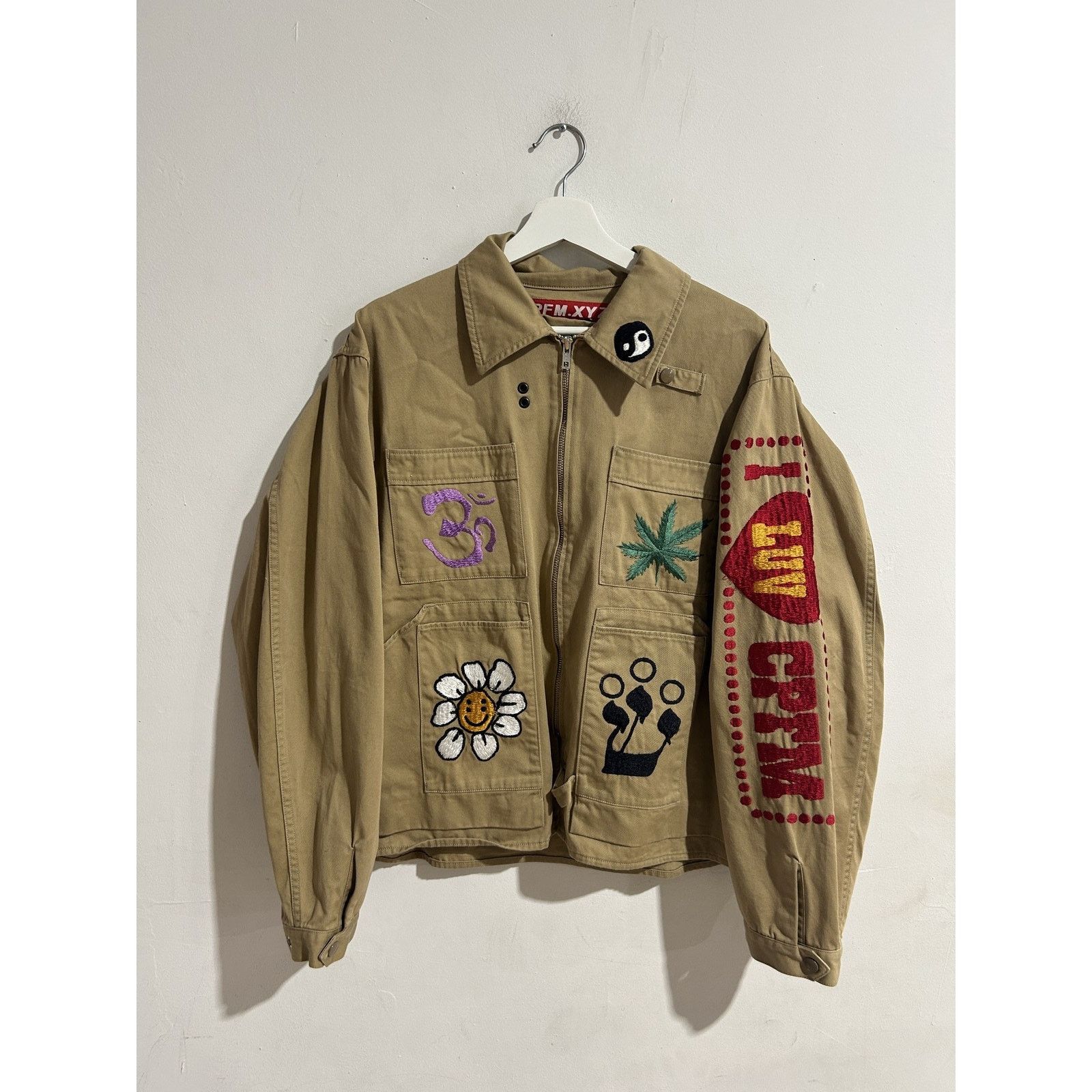 Cactus Plant Flea Market CPFM X HUMAN MADE KNOWLEDGE ZIP UP JACKET SIZE 2 PREOWNED Size US M / EU 48-50 / 2 - 1 Thumbnail