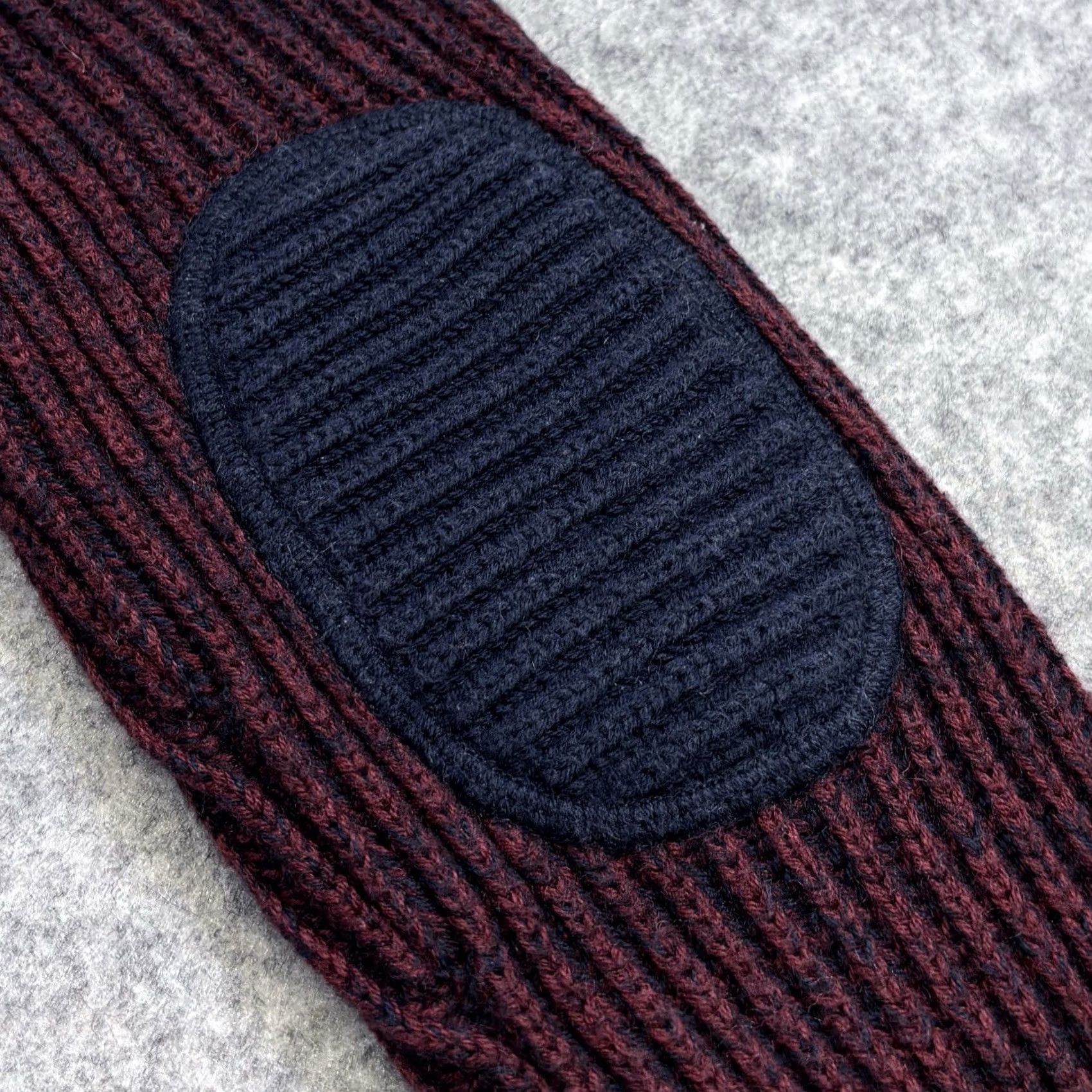 Musto Musto roll neck jumper UK10 burgundy ribbed women’s elbow patches pullover Size L / US 10 / IT 46 - 7 Thumbnail