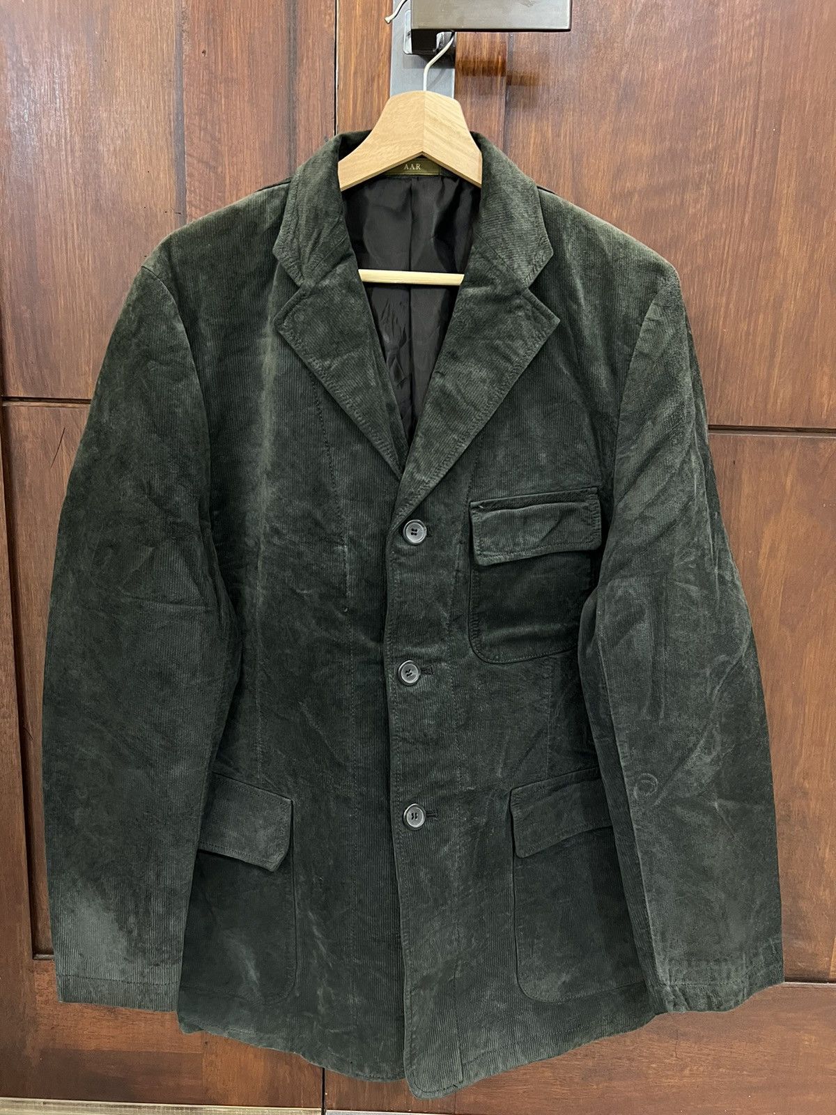 image of Yohji Yamamoto x YS For Men Aar Y’S For Men Jacket in Dark Green (Size Medium)