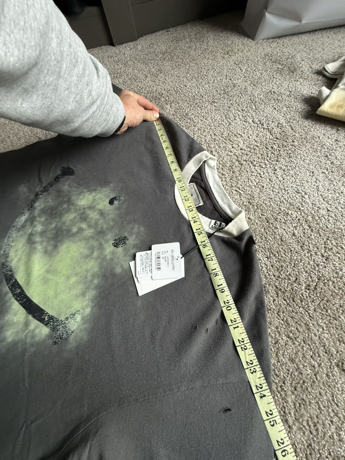 Maison MIHARA YASUHIRO Maison Mihara Yasuhiro smile acid wash MMY smiley t shirt 48 Size US M / EU 48-50 / 2 - 4 Thumbnail