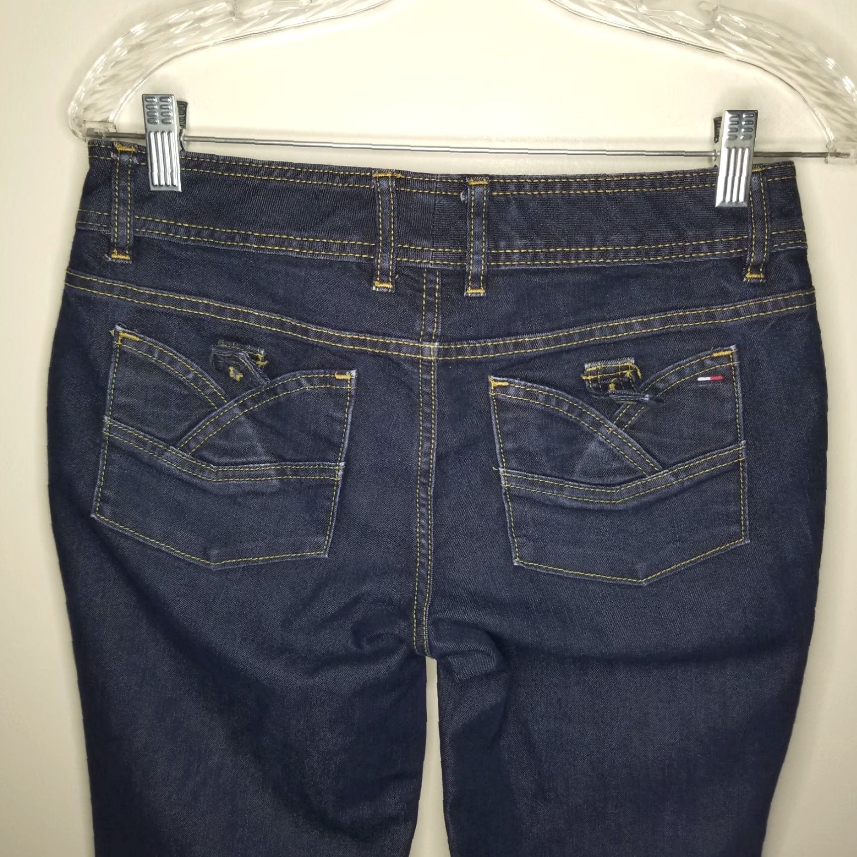 Tommy Hilfiger Tommy Hilfiger Womens Jeans Bootcut Dark Blue Size 30 Size 30" / US 8 / IT 44 - 5 Thumbnail