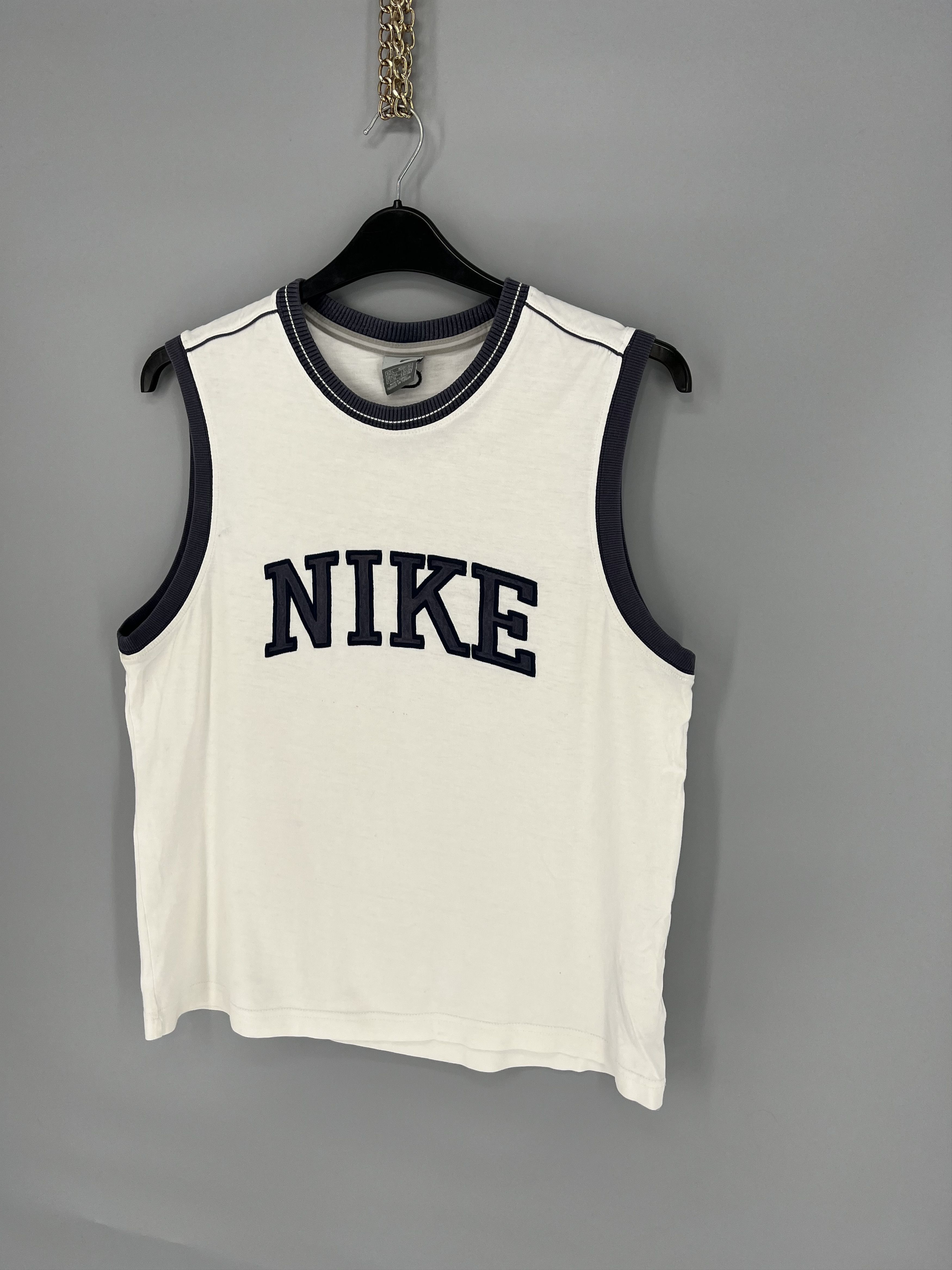 Nike × Vintage Vintage 90s Nike Jersey Travis Style Sportwear Style Size US L / EU 52-54 / 3 - 3 Thumbnail