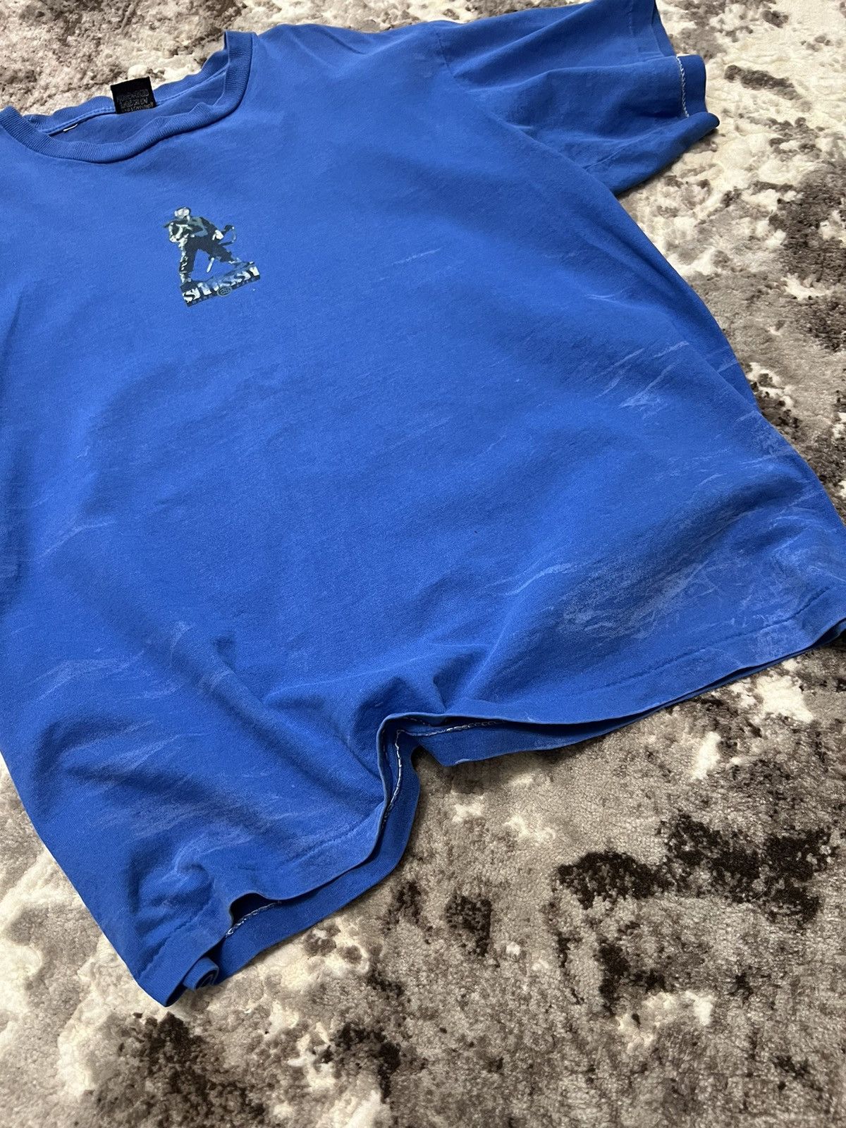 Stussy × Vintage Vintage 90s Stussy Bank File Rare T-shirt Size US L / EU 52-54 / 3 - 8 Thumbnail