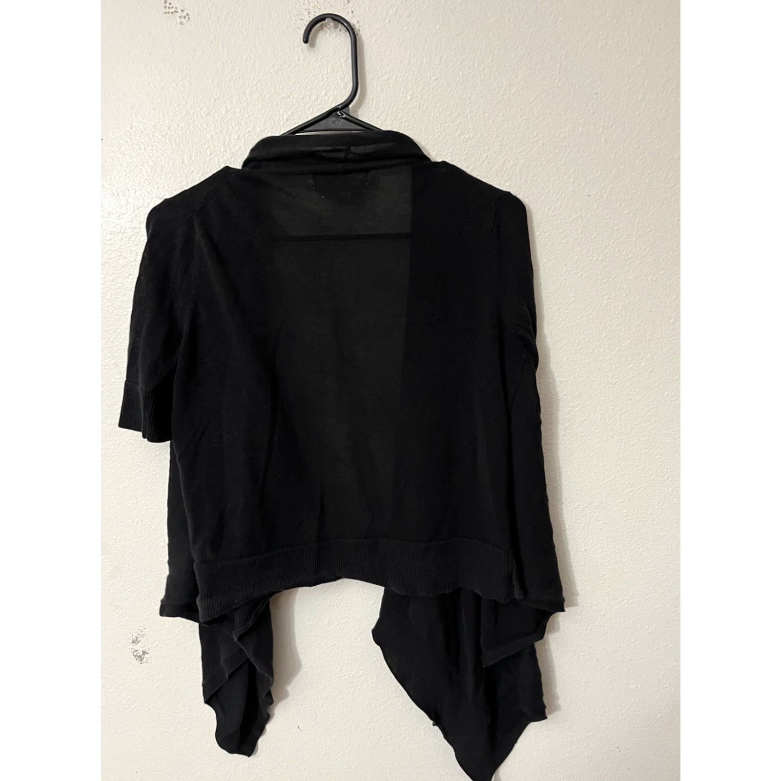 Michael Kors VINTAGE Michael Kors Cardigan Sweater Open Front Short Sleeve Petite Women Black Mid-Length Size M / US 6-8 / IT 42-44 - 2 Thumbnail