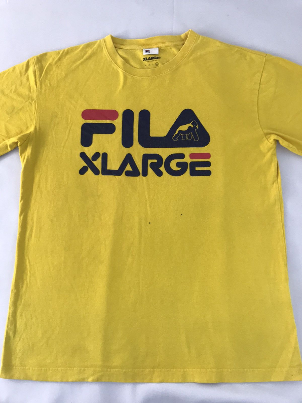 Fila XLarge Los Angeles X Fila Big Logo Spell Out Printed Tee Size US L / EU 52-54 / 3 - 3 Thumbnail