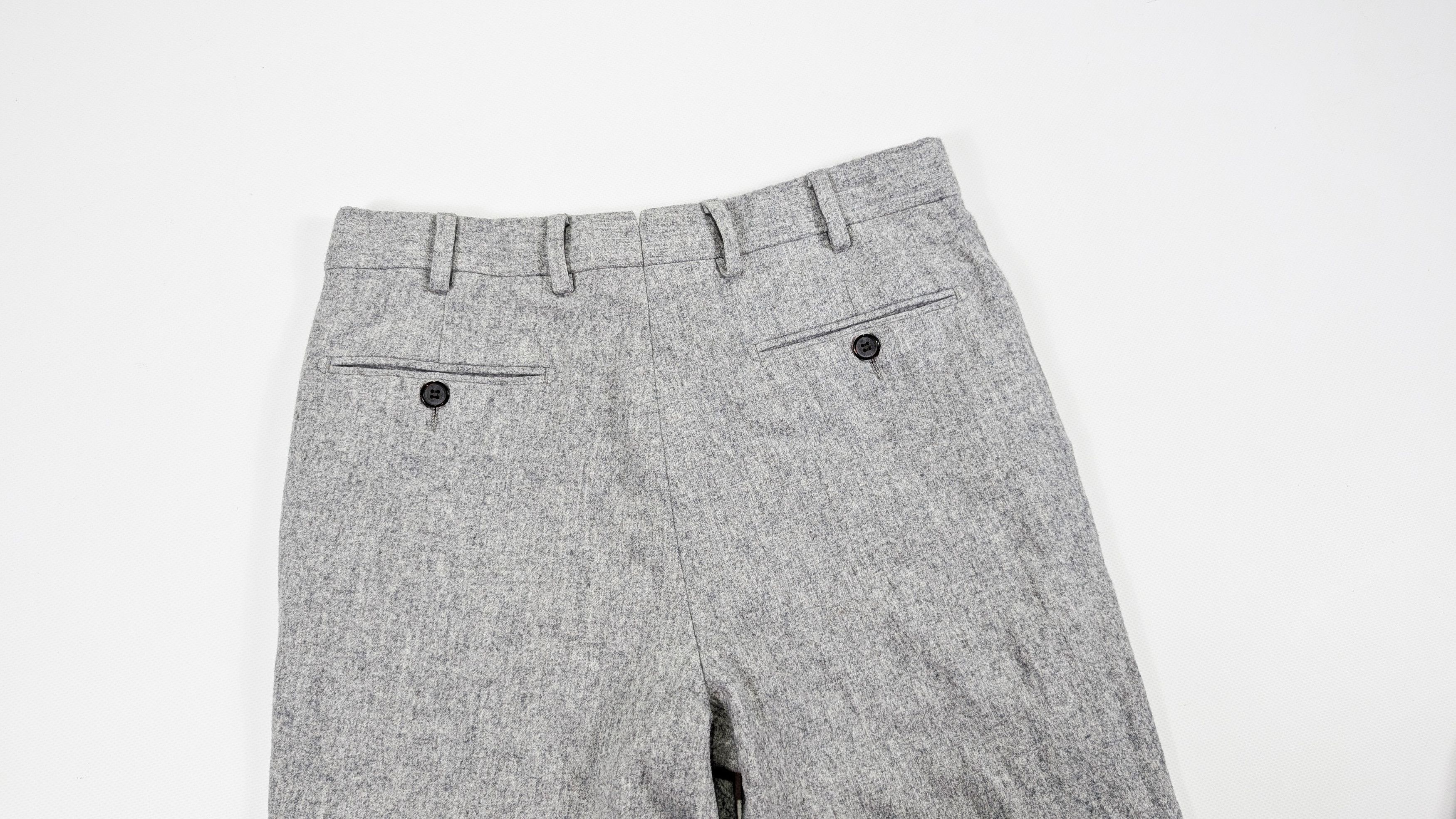 Suitsupply Brescia Turn-Up SF Wool Slim Fit Dress Trousers