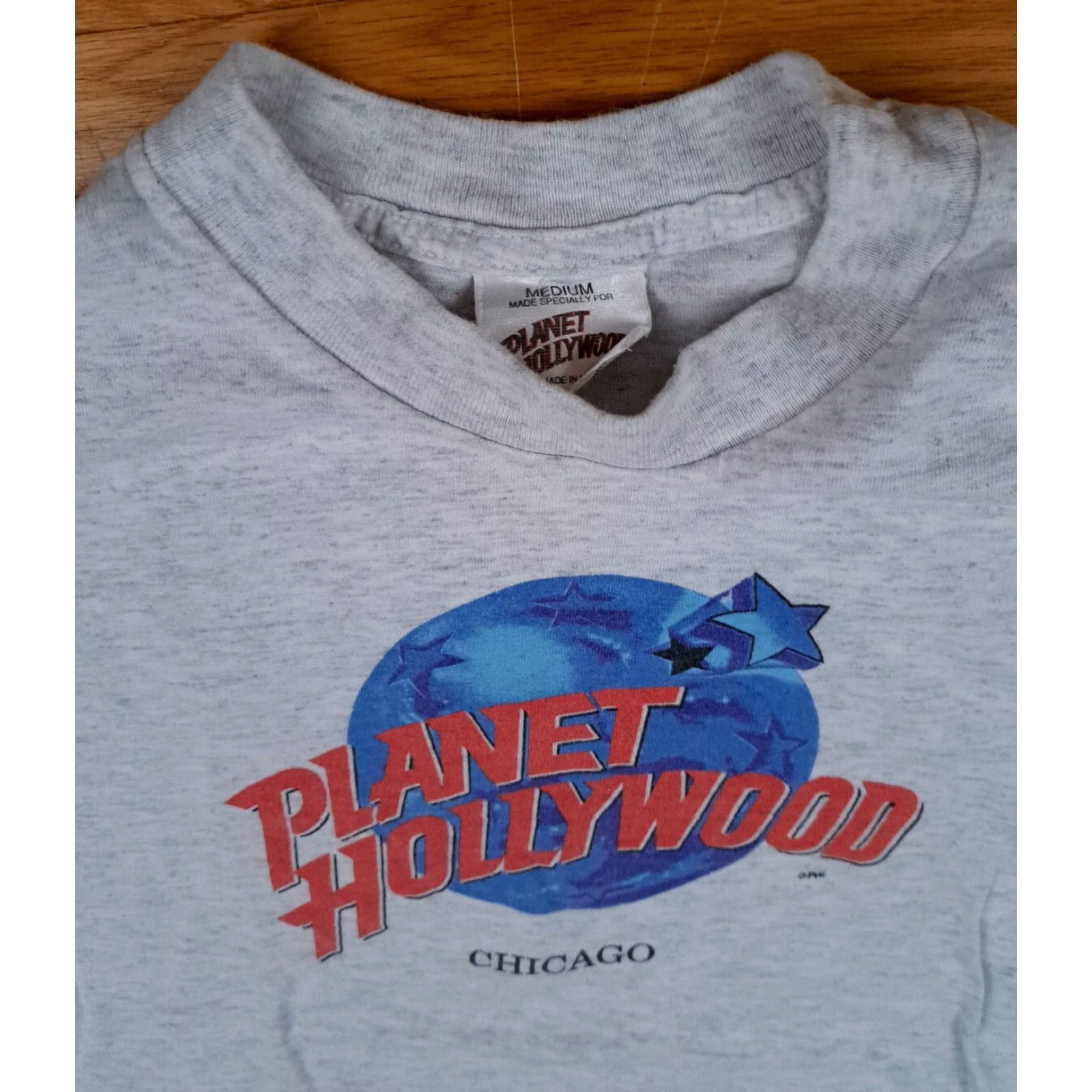 Planet Hollywood Planet Hollywood T-Shirt Set of 3, USA Chicago Orlando Munich, Medium, Red White Grey, Men, Short Sleeve, Regular Fit, USA Theme, 3 T-Shirts Size US M / EU 48-50 / 2 - 4 Thumbnail