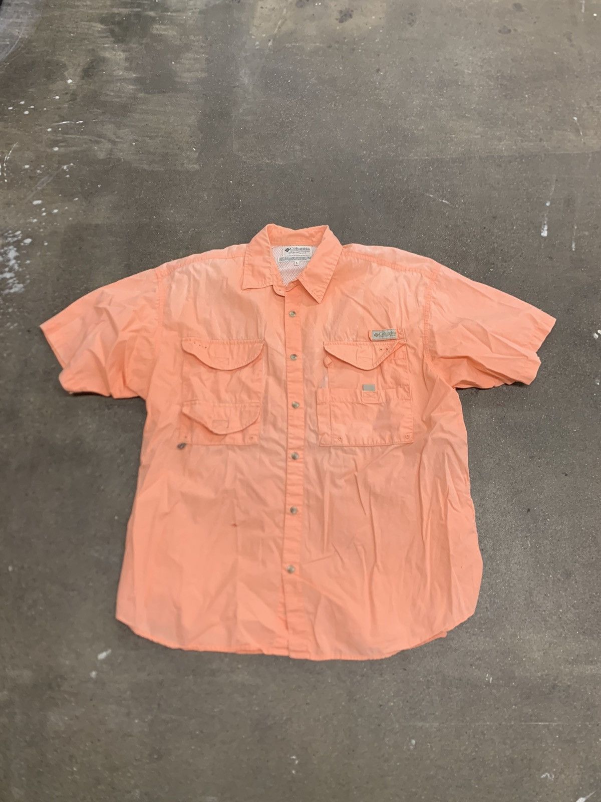 Columbia × Vintage Vintage Columbia PFG Pink Fishing Shirt Size US L / EU 52-54 / 3 - 1 Thumbnail