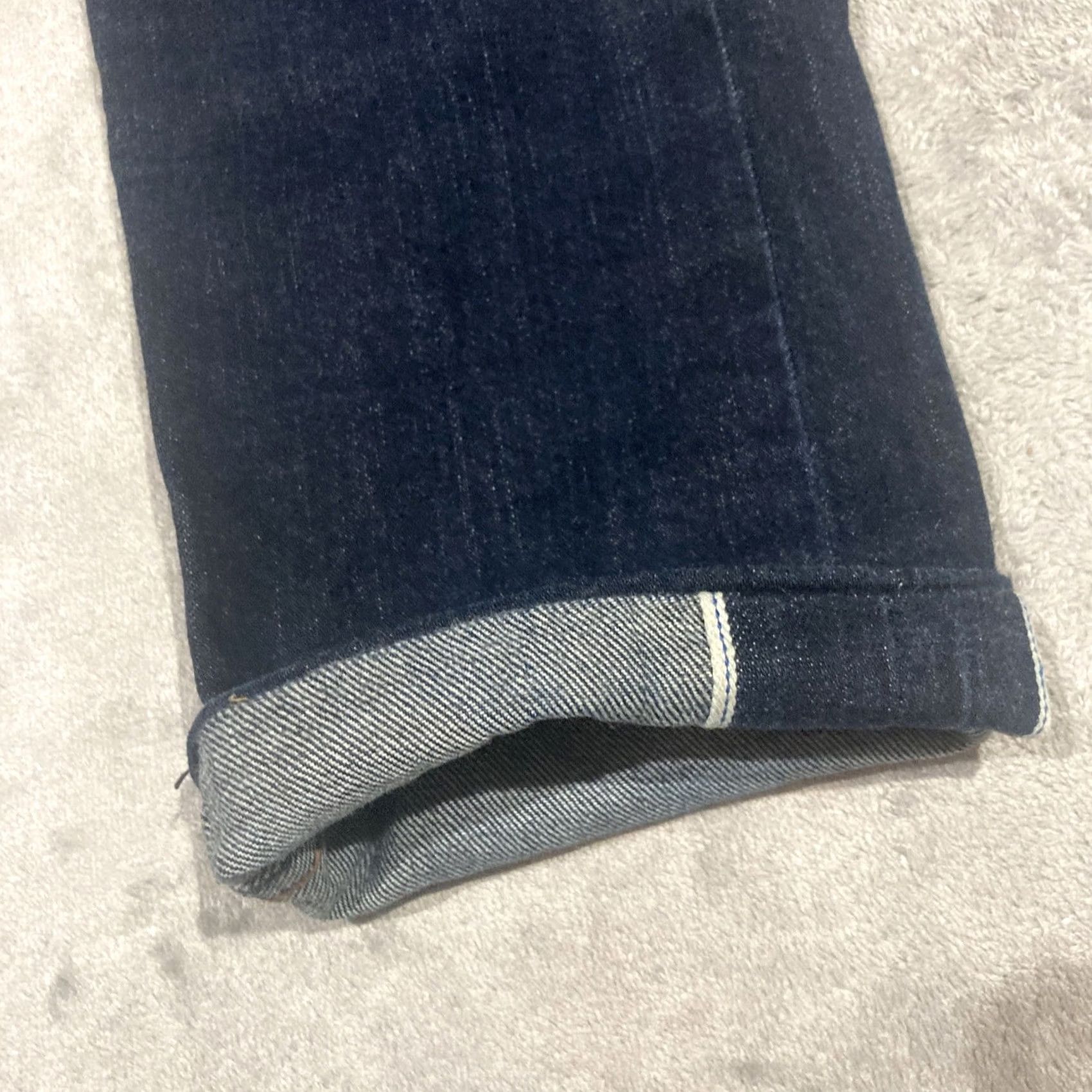 Vintage VINTAGE UB122 Jeans Mens 32x29 Blue Skinny Button-Fly 11oz Selvedge UB122 Jeans Mens Blue Skinny Button-Fly 11oz Selvedge Size US 32 / EU 48 - 2 Thumbnail
