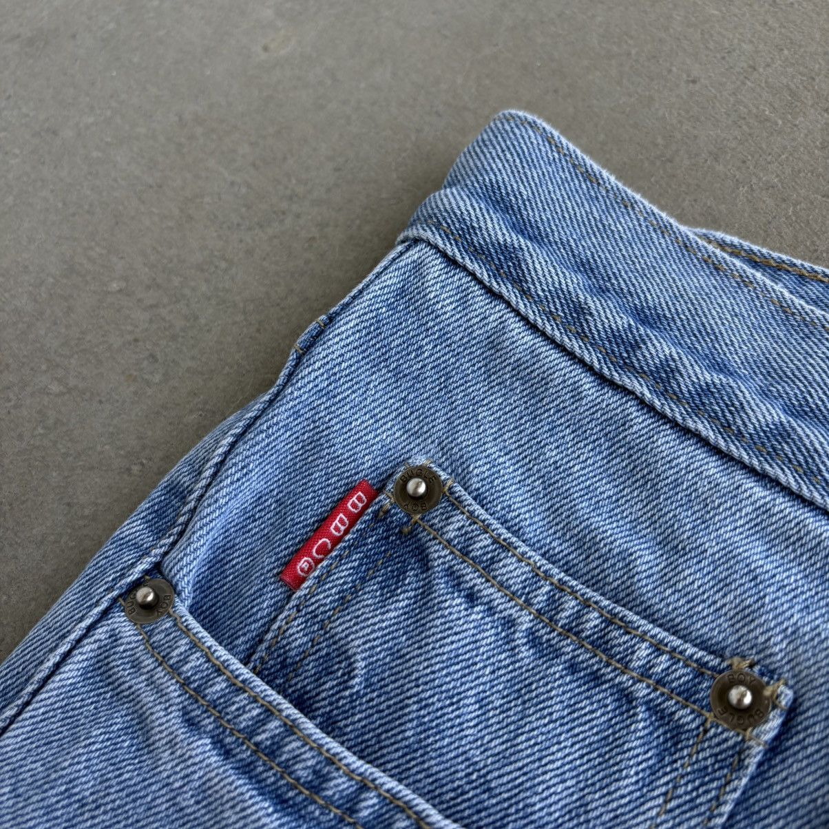 Bugle Boy Vintage 90's Bugle Boy Light Blue Denim Jean Shorts Jorts 33 Size US 33 - 6 Thumbnail