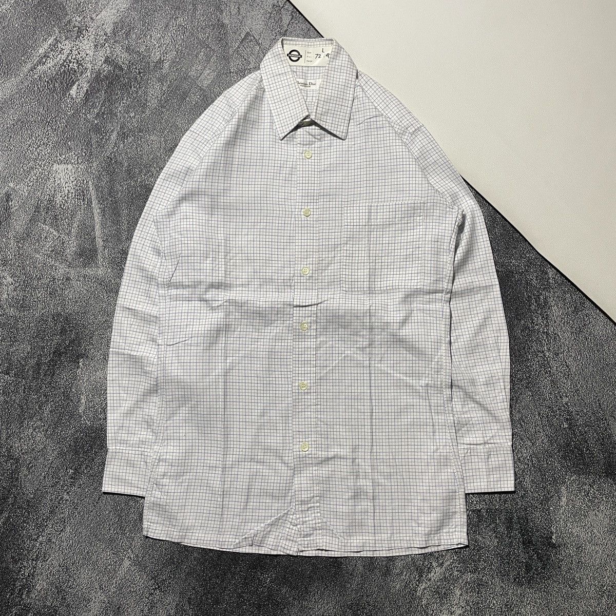 Dior Dior Plaid Shirts Vintage Luxury Size US L / EU 52-54 / 3 - 1 Thumbnail