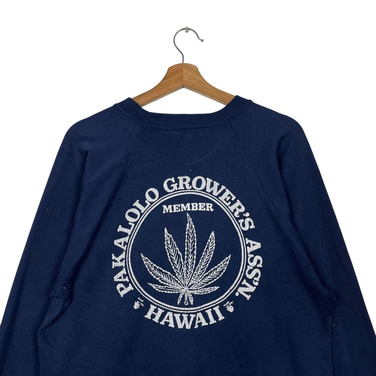 Vintage Vintage 80s Hawaii Pakalolo Growers Assosiation Sweatshirt Size US M / EU 48-50 / 2 - 2 Thumbnail