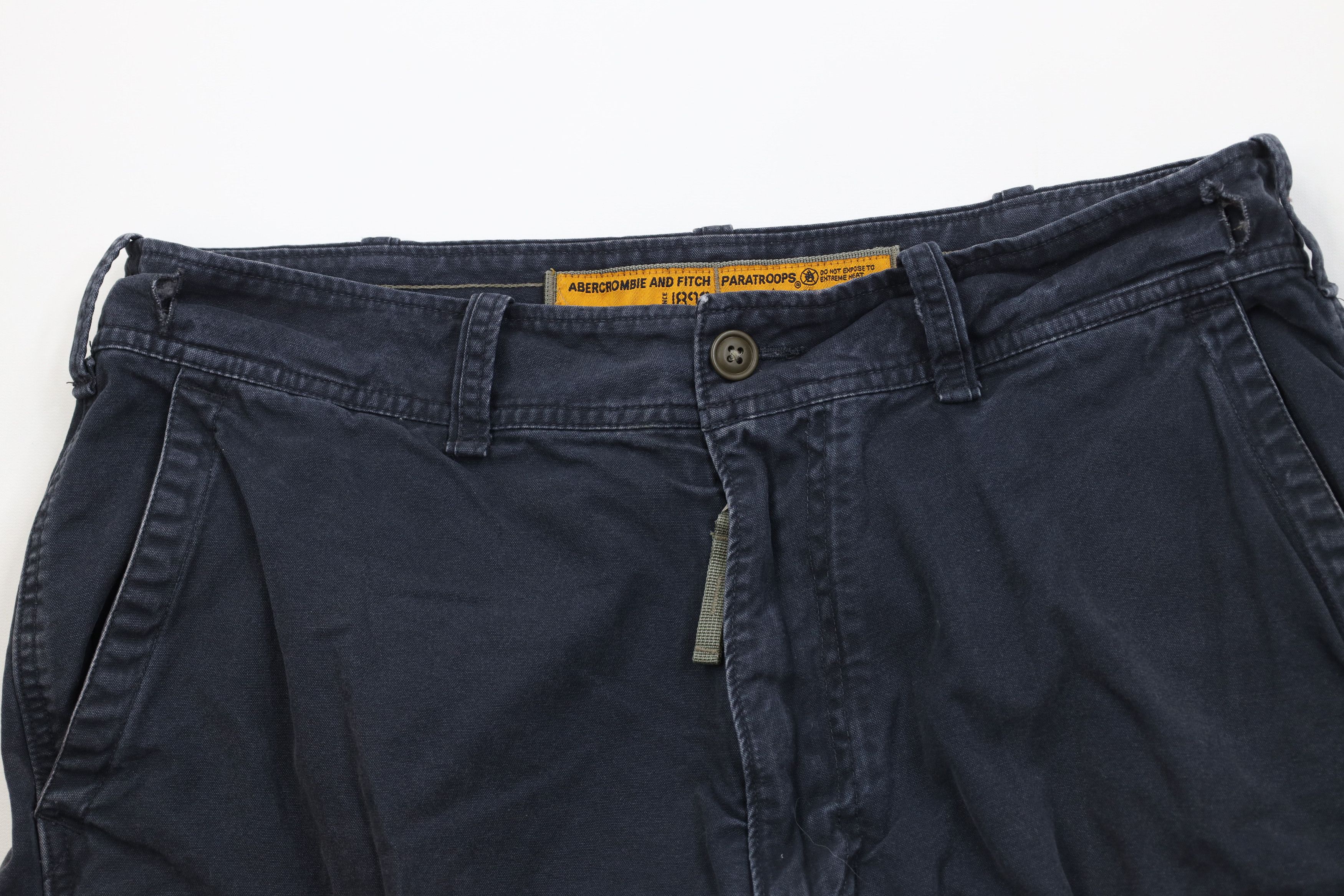 Abercrombie & Fitch Vintage 90s Y2K Abercrombie & Fitch Surplus Cargo Shorts Size US 34 / EU 50 - 2 Thumbnail