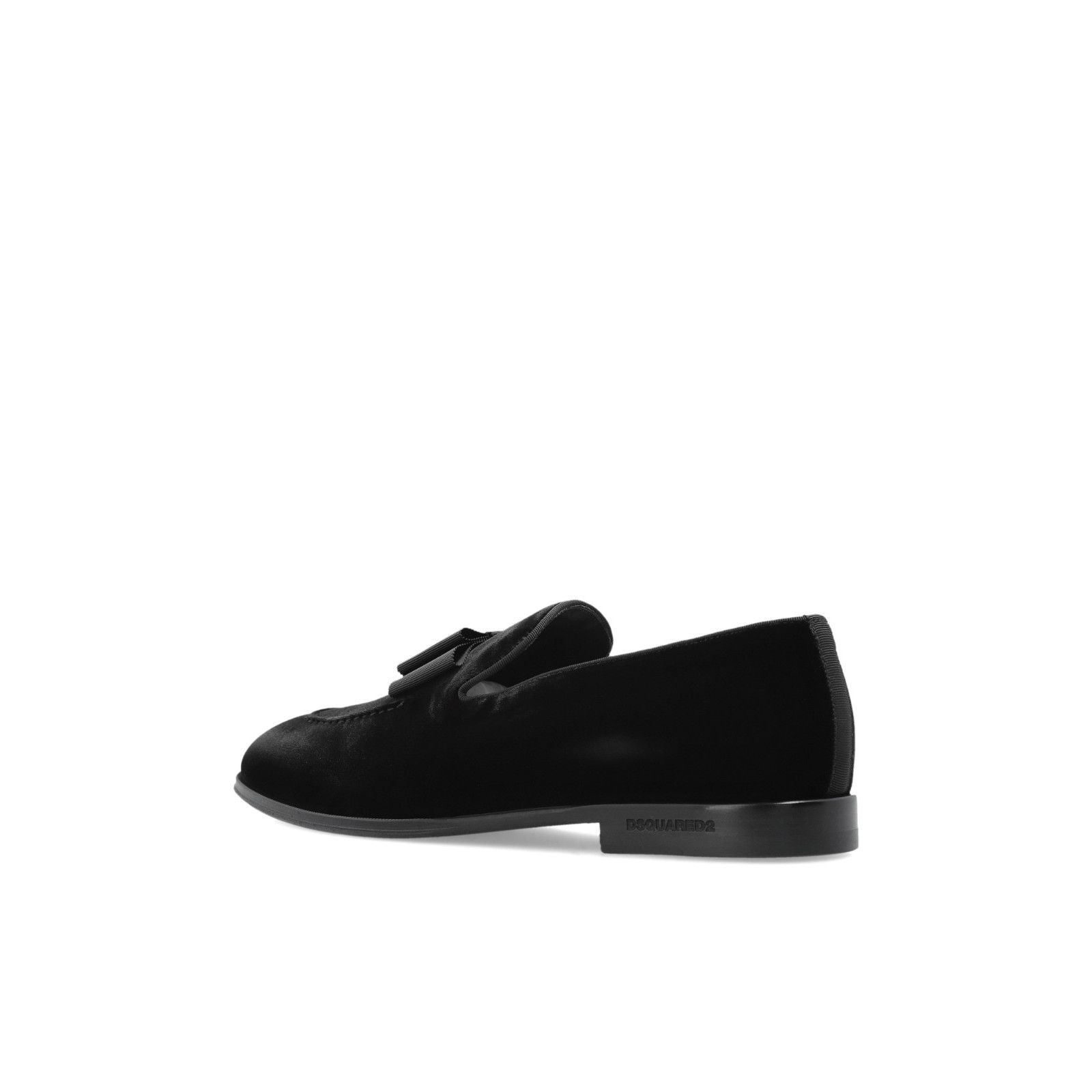 Dsquared2 DSQUARED2 Black Velvet Loafers New & Authentic (Men's size:9 Size US 9 / EU 42 - 3 Thumbnail