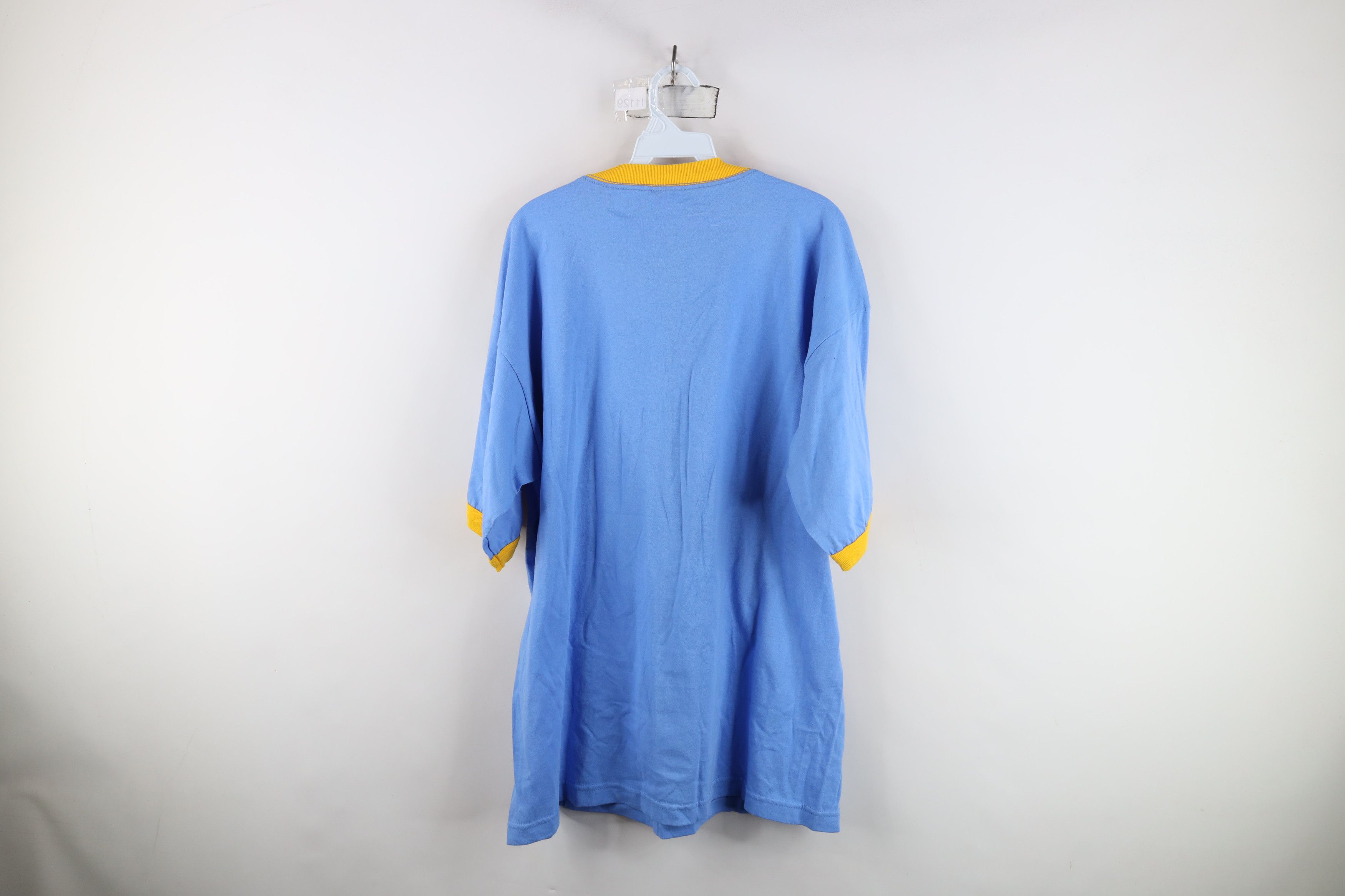 Reebok Vintage 90s Y2K Reebok Chargers Football Ringer T-Shirt Size US L / EU 52-54 / 3 - 12 Thumbnail